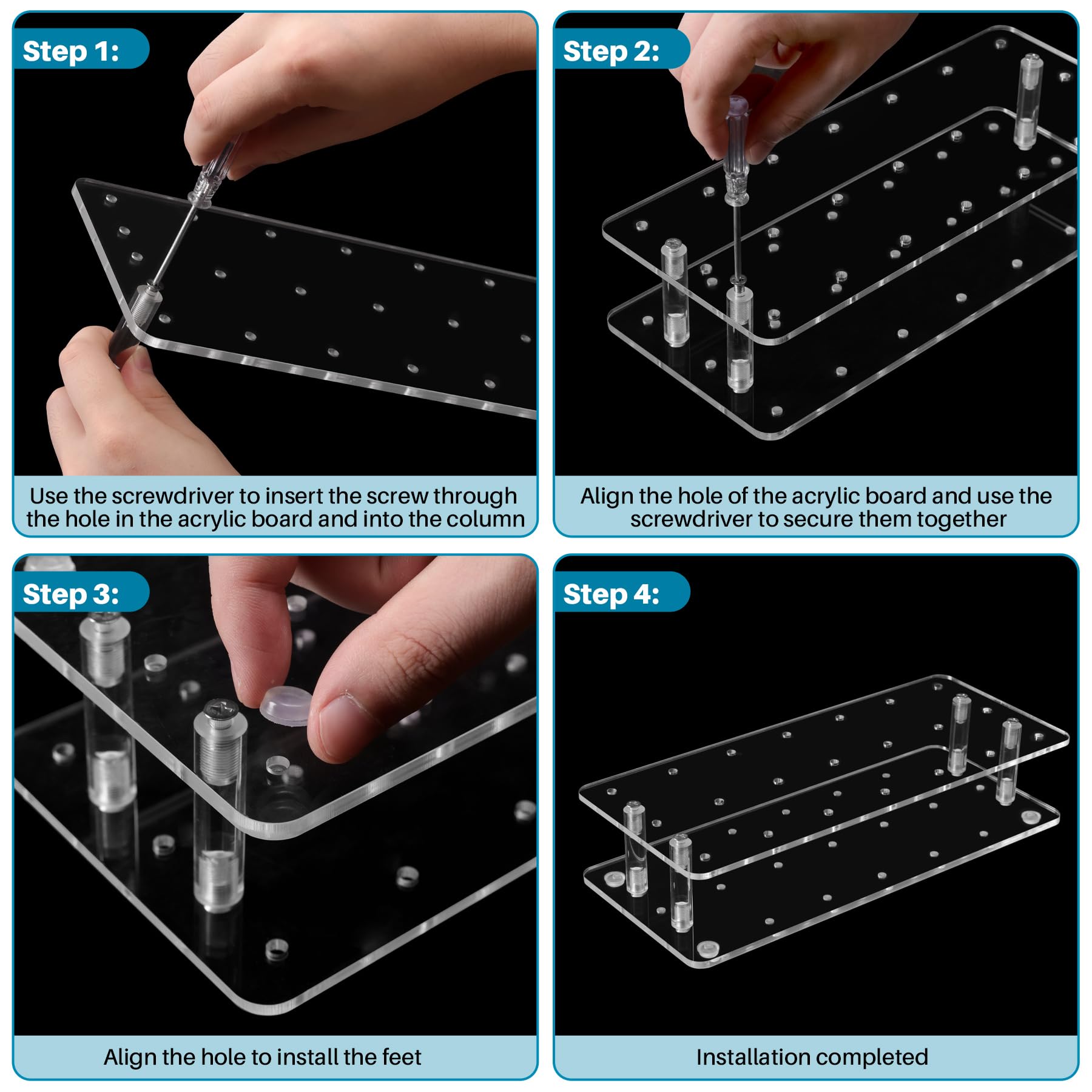 Goabroa Cake Pop Stand, 21 Holes Clear Acrylic Cakepops Display Stand, Transparent Cake Pop Holder For Cake Pop Sticks Under 0.2