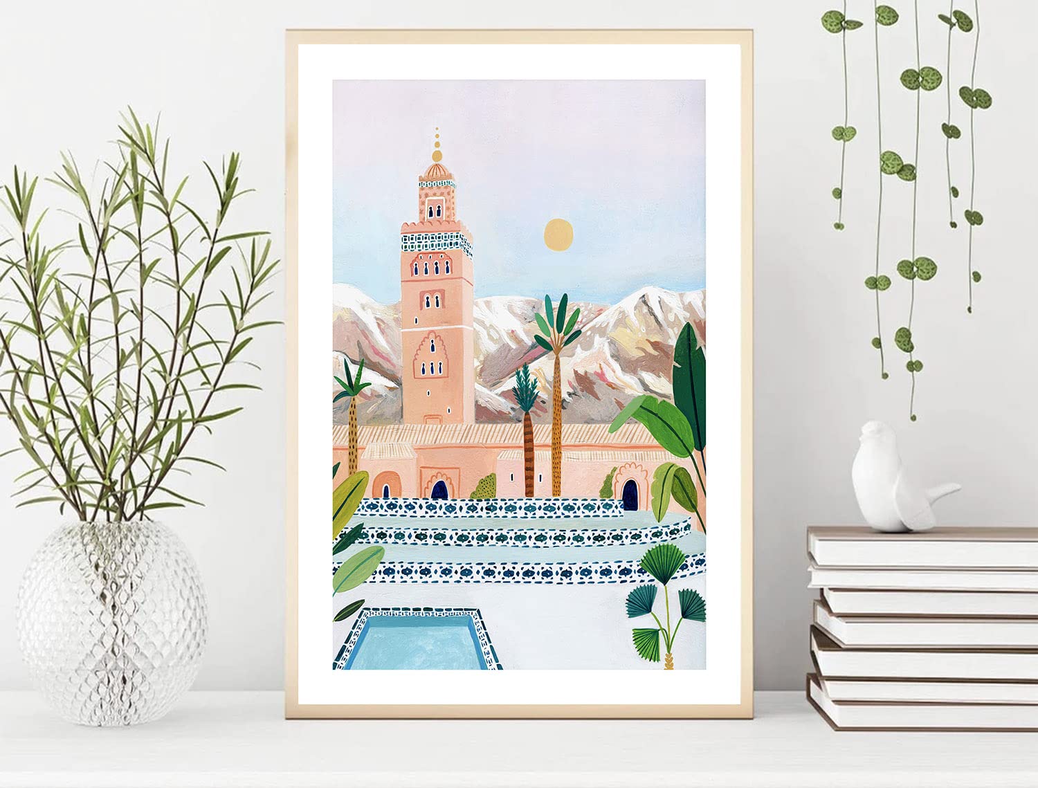 Nationcog Marrakech Art Print, Morocco Art Print, Marrakech Poster, Travel Print, Travel Poster, Moroccan Decor, Housewarming Gi