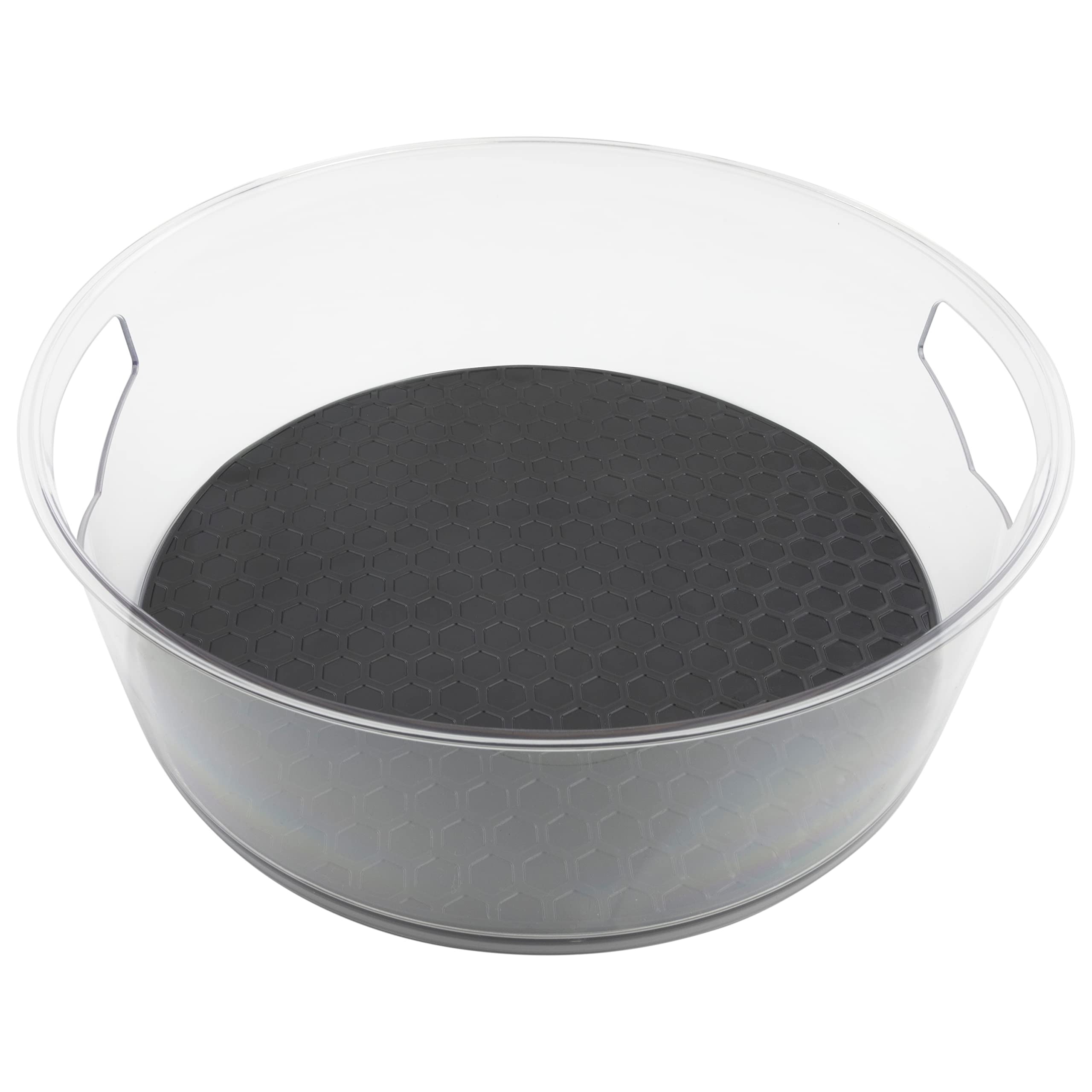 Spectrum Lazy Susan Organizer, Hexa Large (1-Pack) - Lazy Susan Turntable For Cabinet, Refrigerator, Pantry, Table, & Shelf - Ro