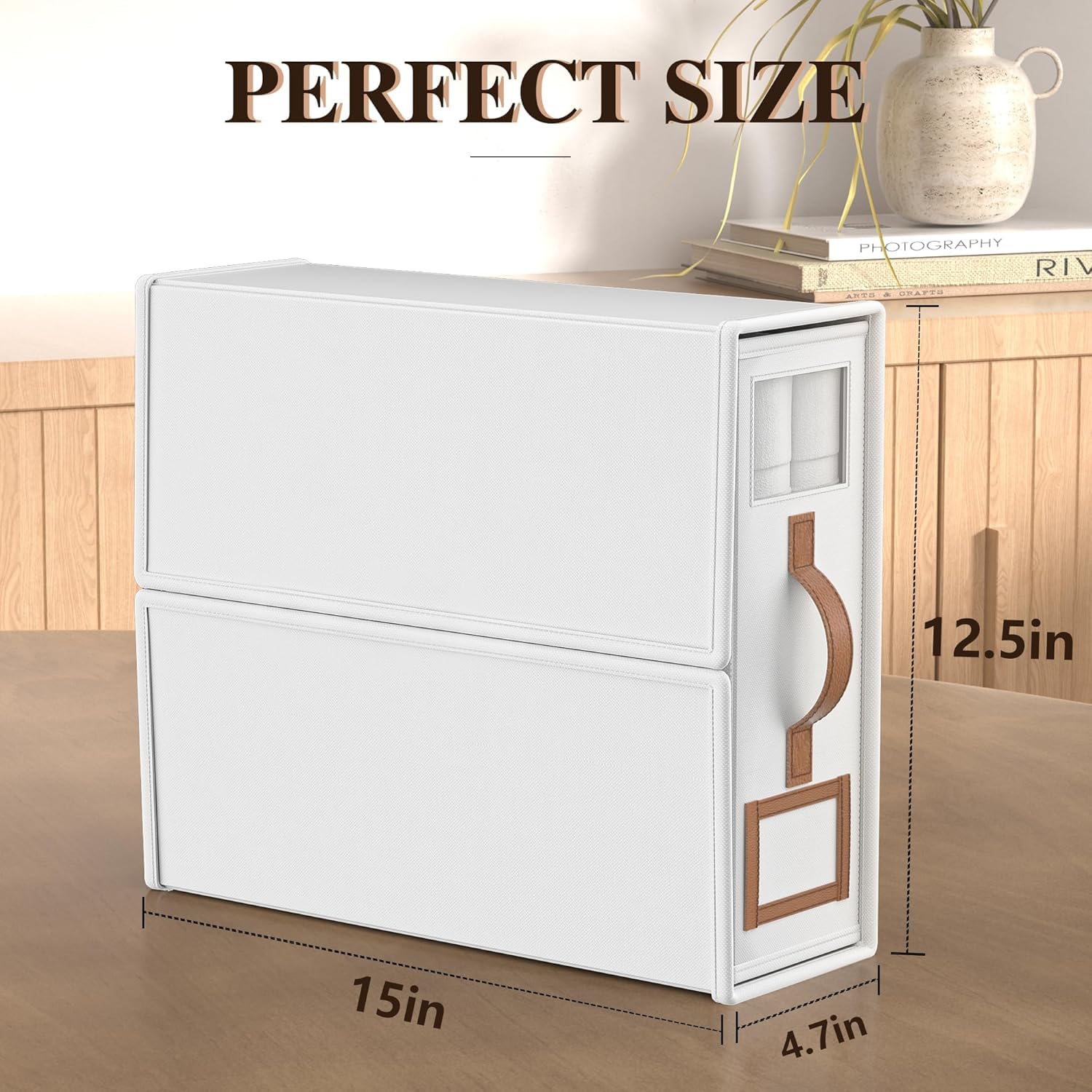 BigPonPon 4 Pack Bed Sheets Organizers And Storage (King Size),Foldable Sheet Organizer With Handle For Linen Closet,Bedding Org