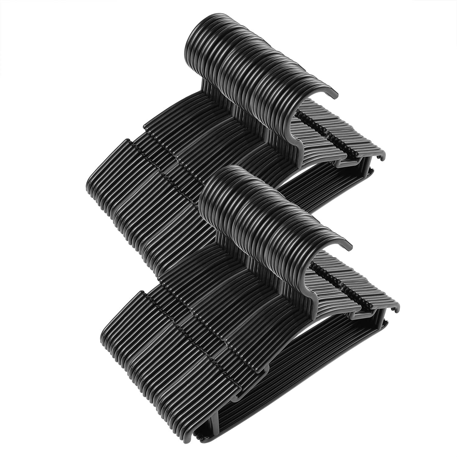 Goodtou Black Baby Hangers For Closet Plastic Kids Hangers Black Baby Clothes Hangers Children Hangers Toddler Hangers Nursery H