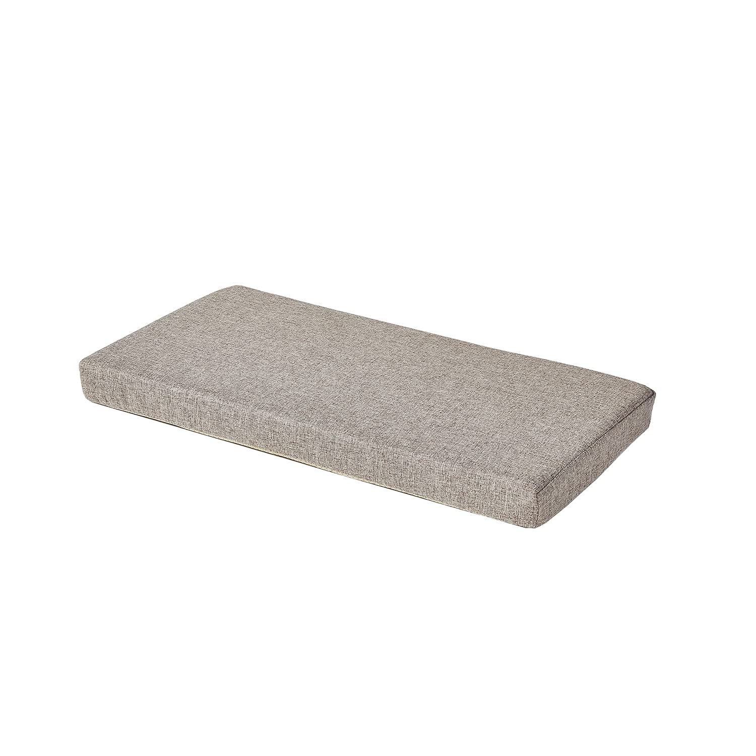Bench Seat Memory Foam Chair Pads Non-Slip Rubber Back Indoor Swing/Settee Cushion 40 X 16 Inch, Khaki