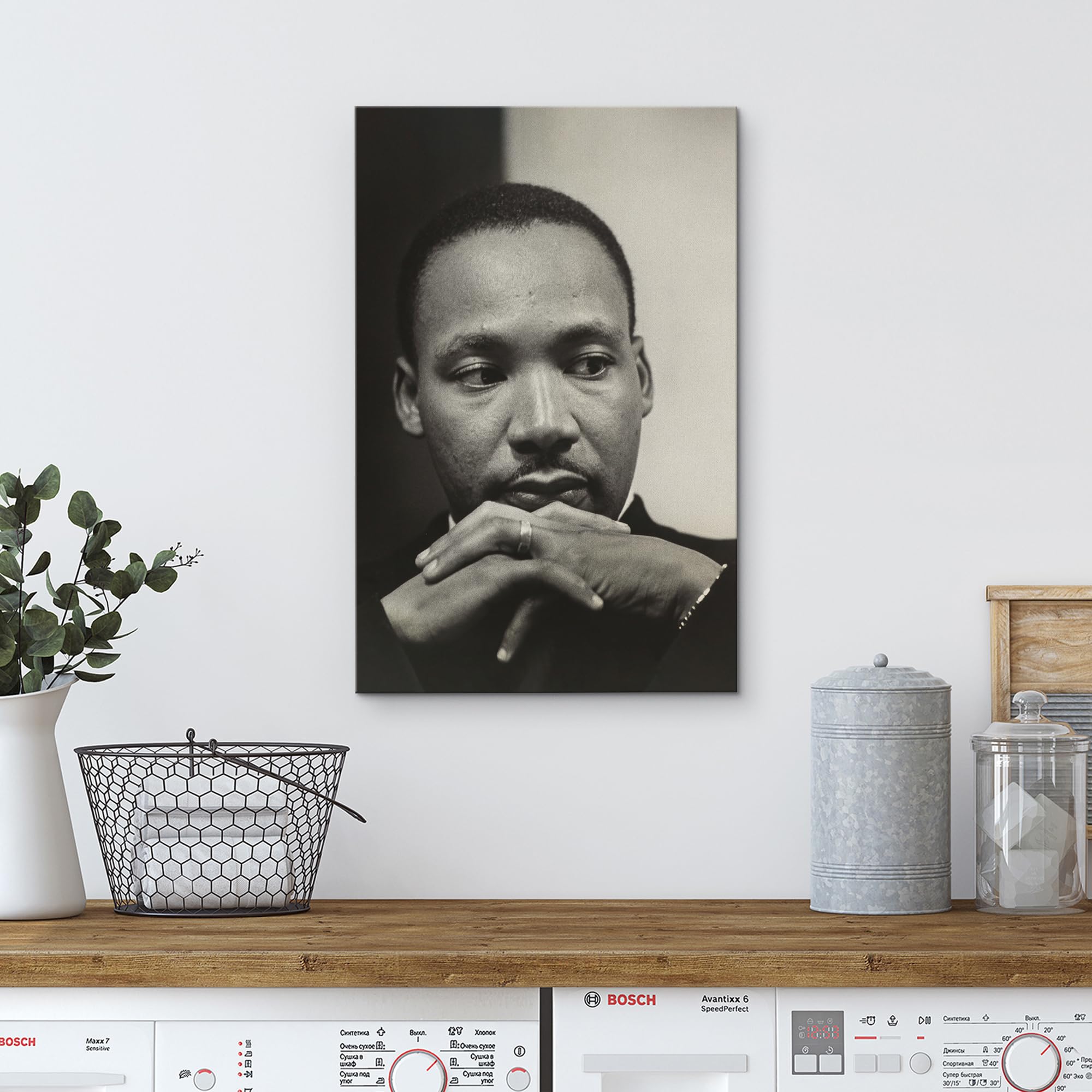 Wall26 Canvas Print Wall Art African American Civil Rights Leader Martin Luther King Historic Classic Photography Realism Tradit