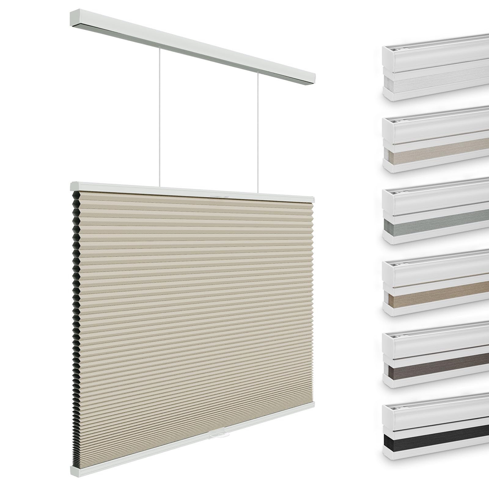 Changshade Blackout Top Down Bottom Up Cellular Shades, Cordless Honeycomb Blinds for Bedroom, Nursery & Bathroom, Total Privacy