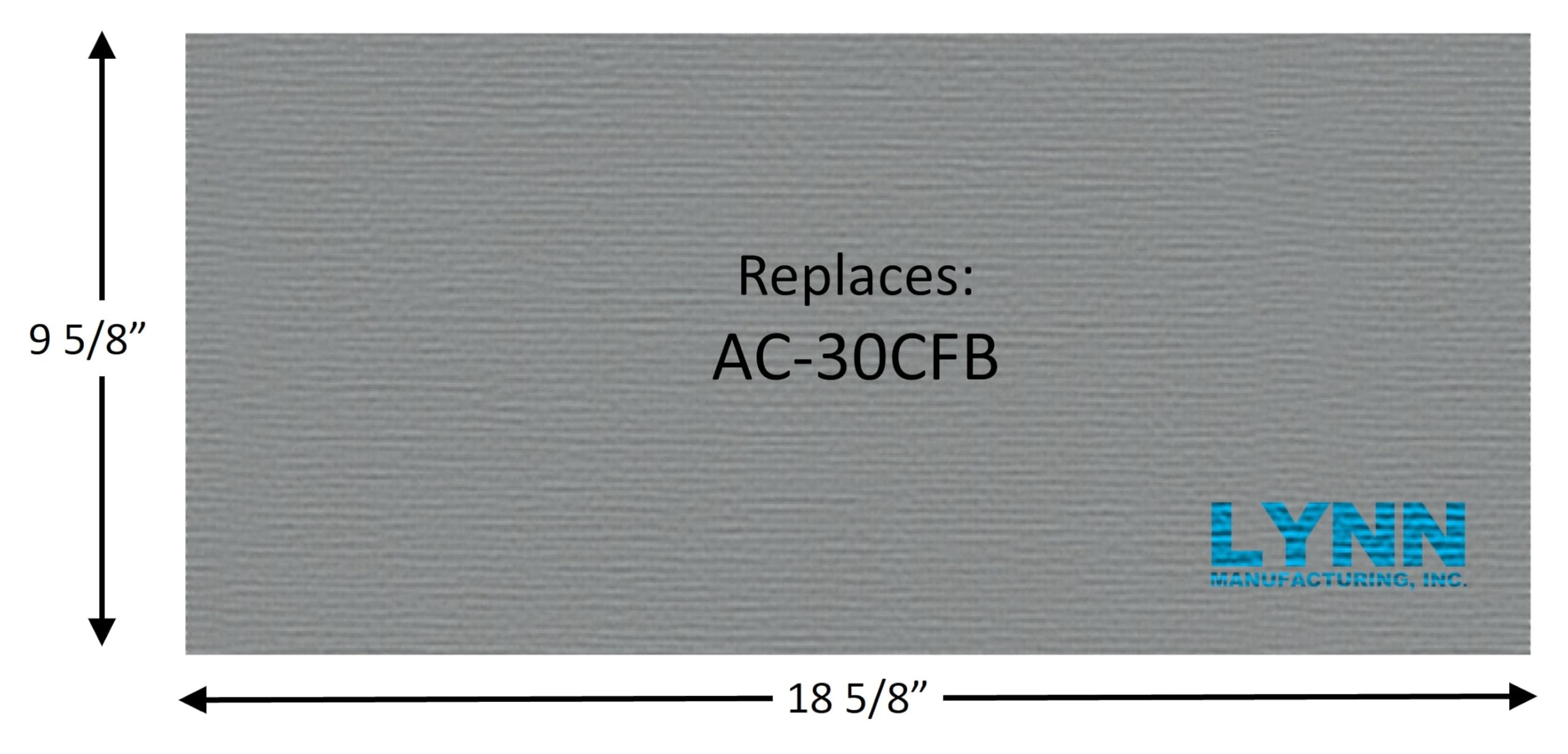 Lynn Manufacturing Replacement Englander Fiber Baffle Board - 30/50 Series AC-30CFB  2402A