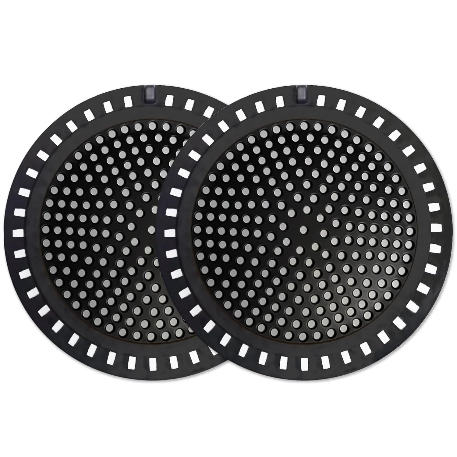 Seatery 2Pcs Shower Hair Drain Catcher/Strainer/Cover/Filter/Trap, Bathtub Drain Strainer Hair Catcher, Hair Stopper For Bathroo