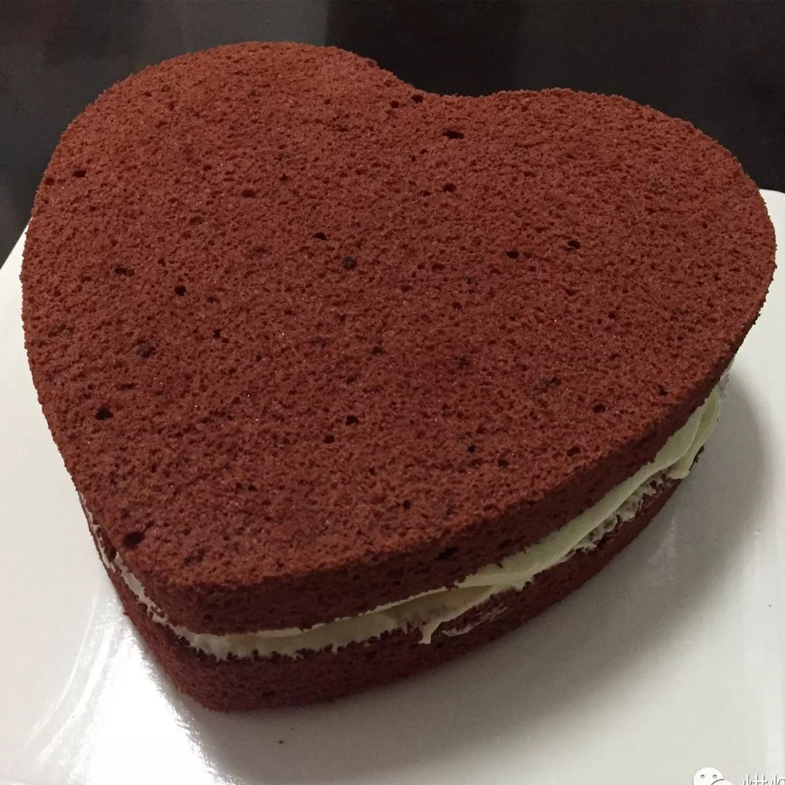 Kefyixc Set Of 3 Heart-Shaped Cake Pan,6 Inch Heart-Shaped Cake Tin, Aluminum, For Weddings, Parties, Family And Other Occasions