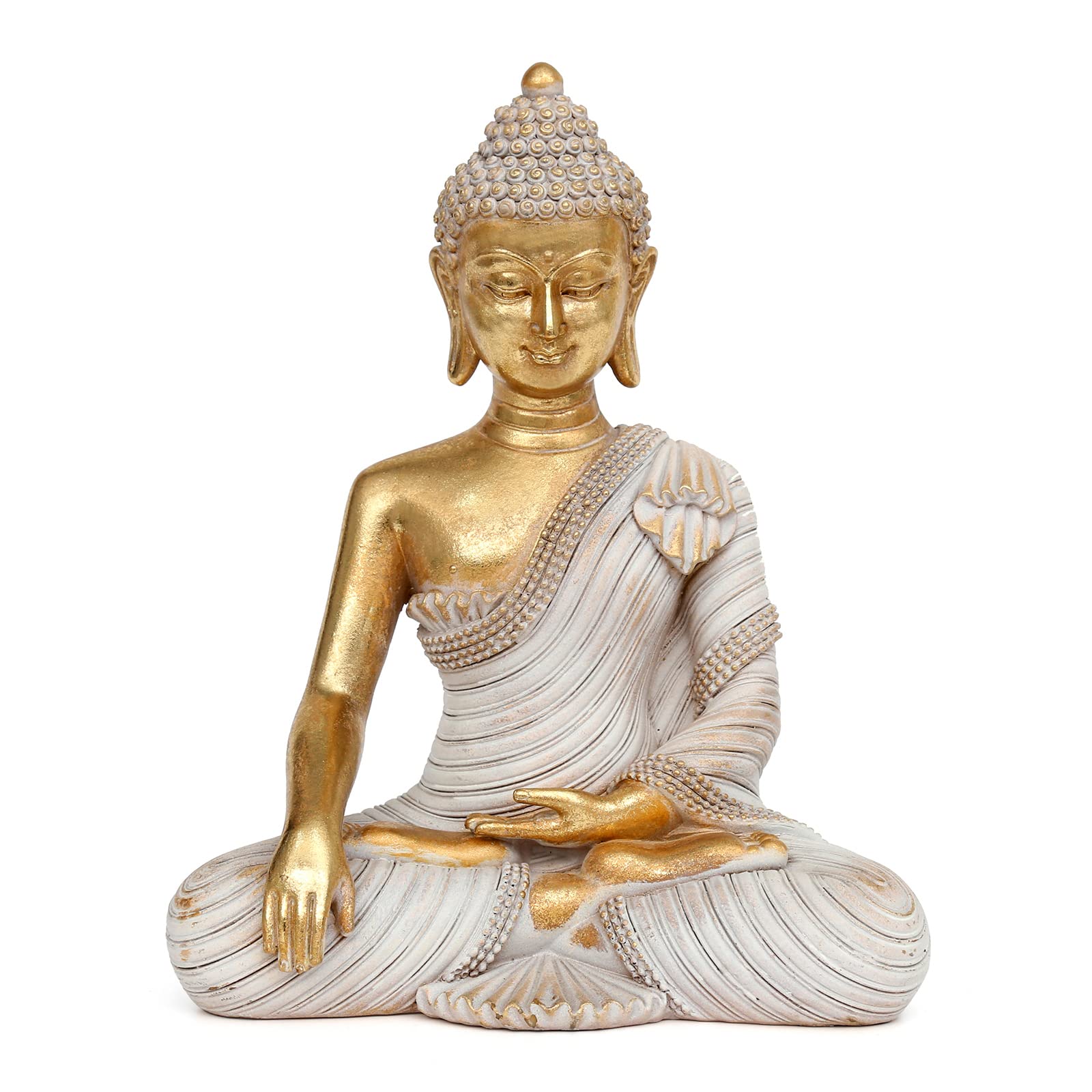Buddha Statue for Home Decor Gold 10.2-Buddha Statues for Zen Decor - Buddha Statue Large for Spiritual-Buddha Decor for Livin