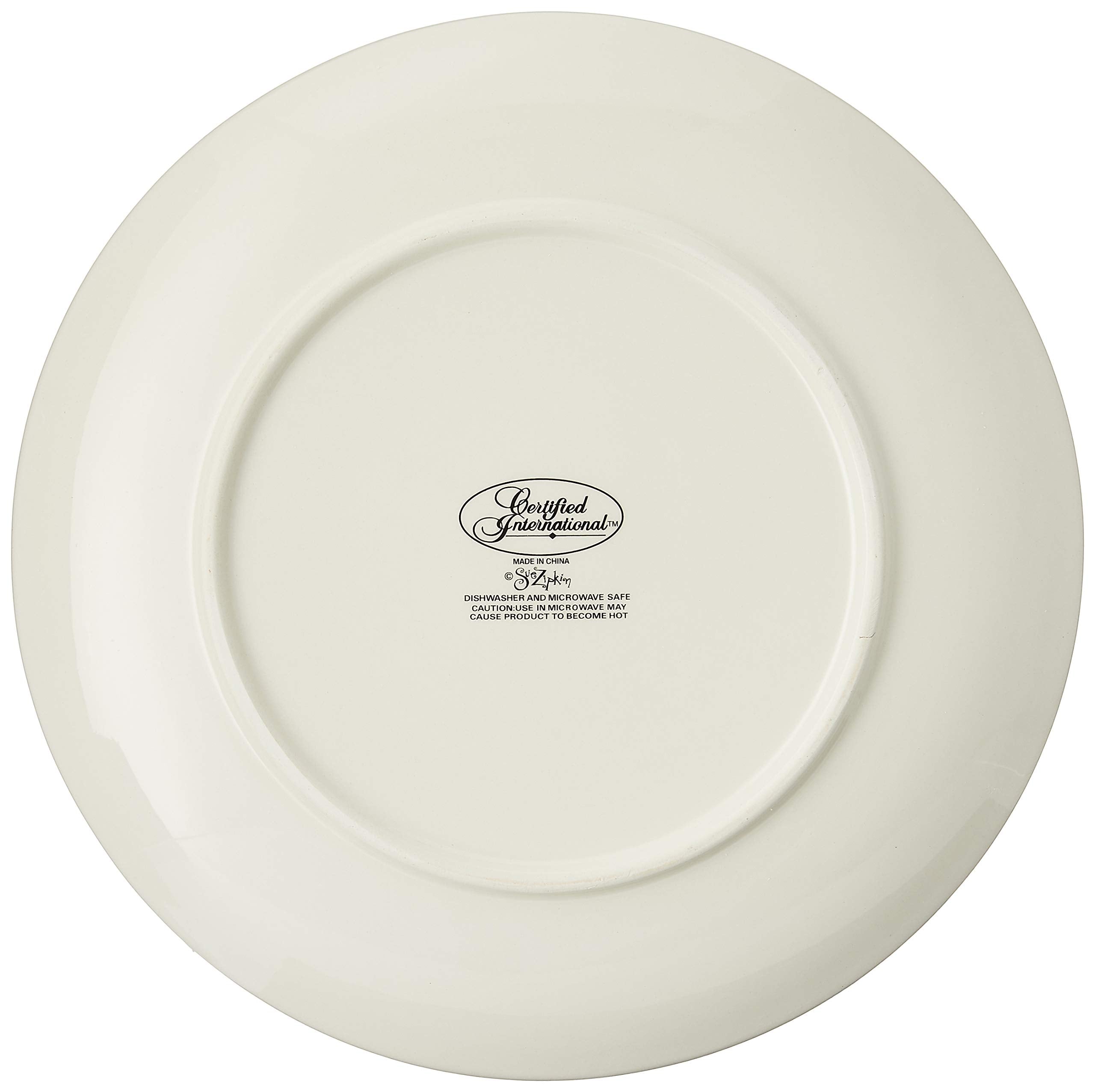 Certified International Tunisian Sunset Salad/Dessert Plates (Set Of 4), 8.75'', Multicolor