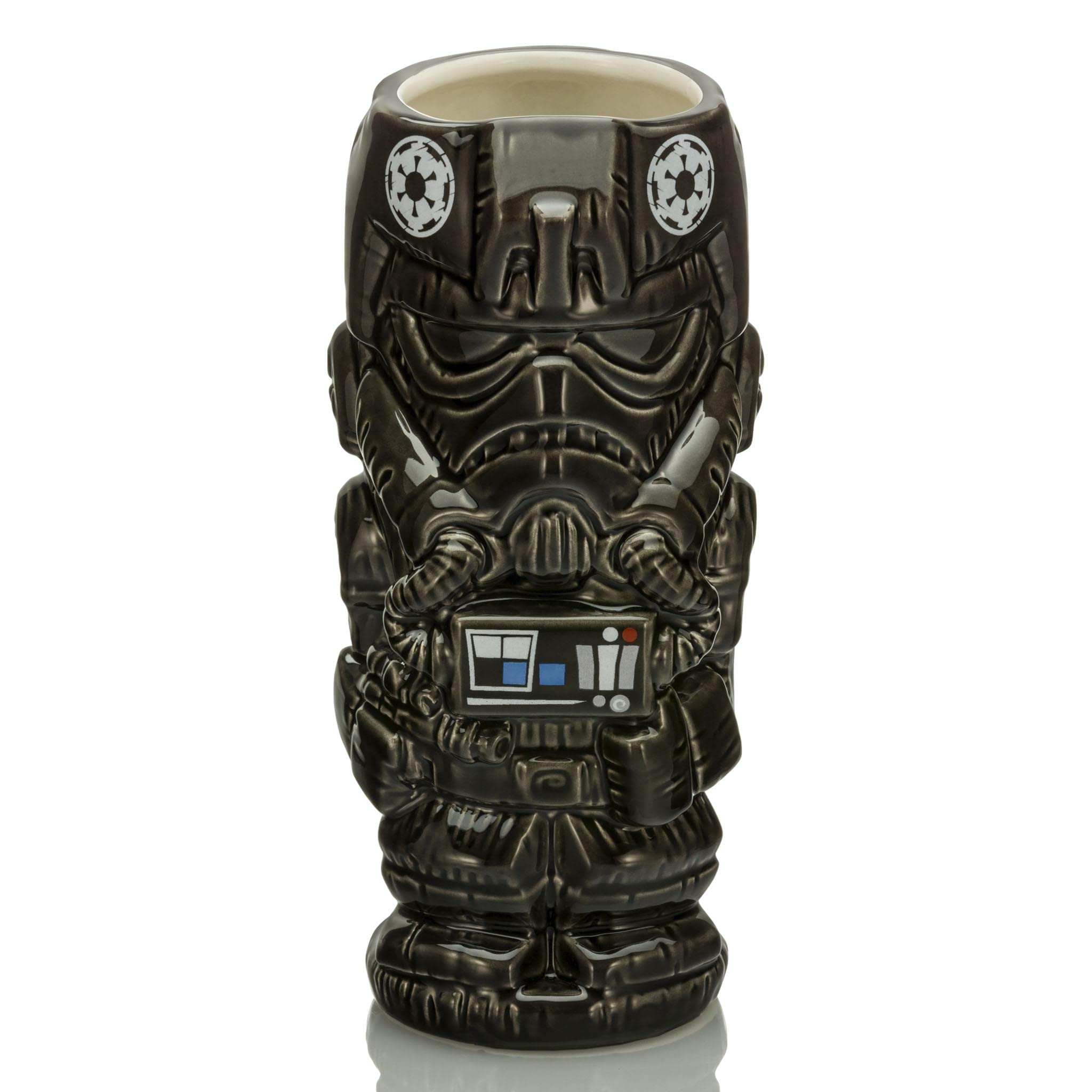 Geeki Tikis Star Wars Tie Fighter Pilot Ceramic Mug  Holds 18 Ounces