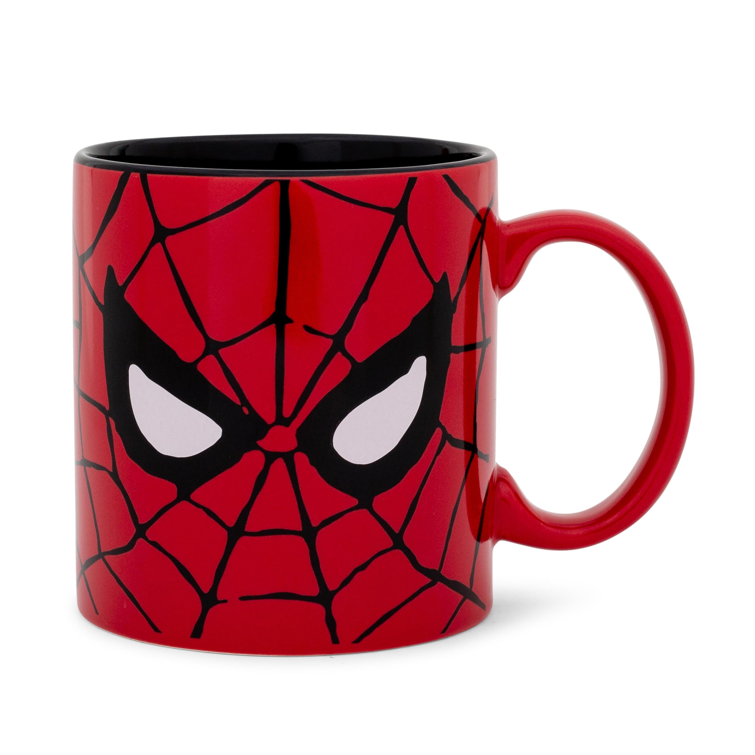 Silver Buffalo Marvel Spider-Man Face Jumbo Ceramic Coffee Mug, 20-Ounces, Red(Pack Of 1)