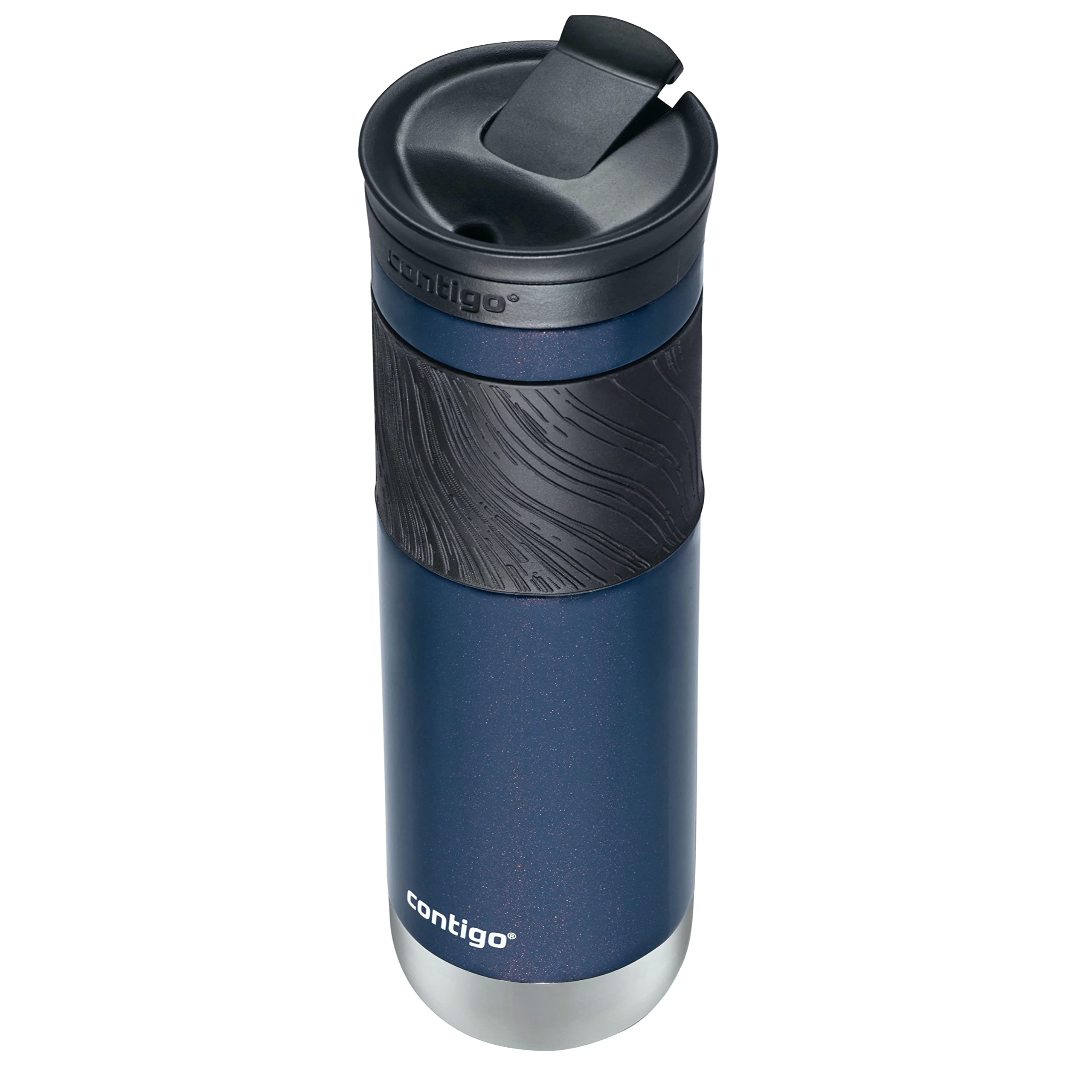 Contigo Snapseal Insulated Stainless Steel Travel Mug With Grip, 24Oz., Midnight Berry