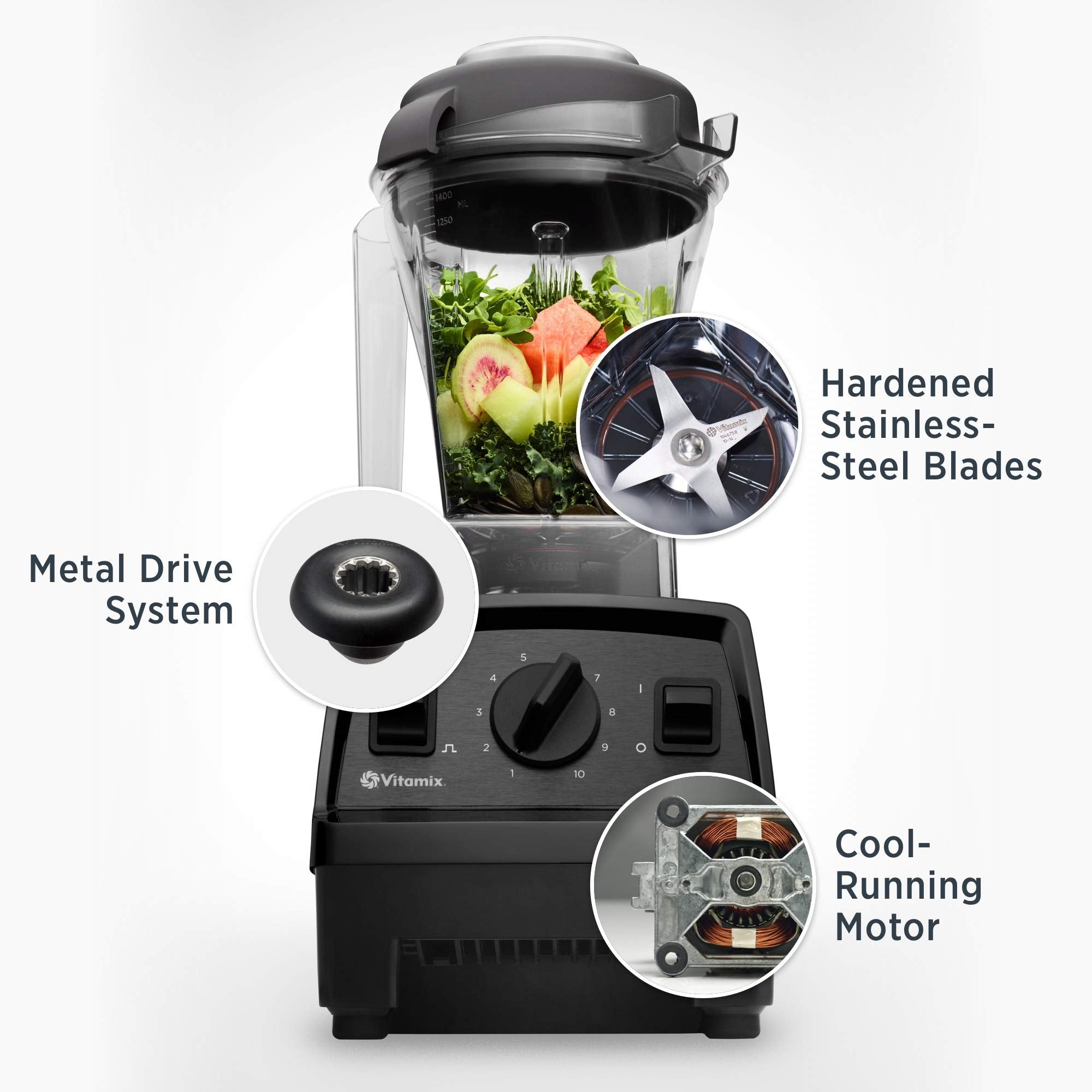 Vitamix E310 Explorian Blender, Professional-Grade, 48 Oz. Container, Slate