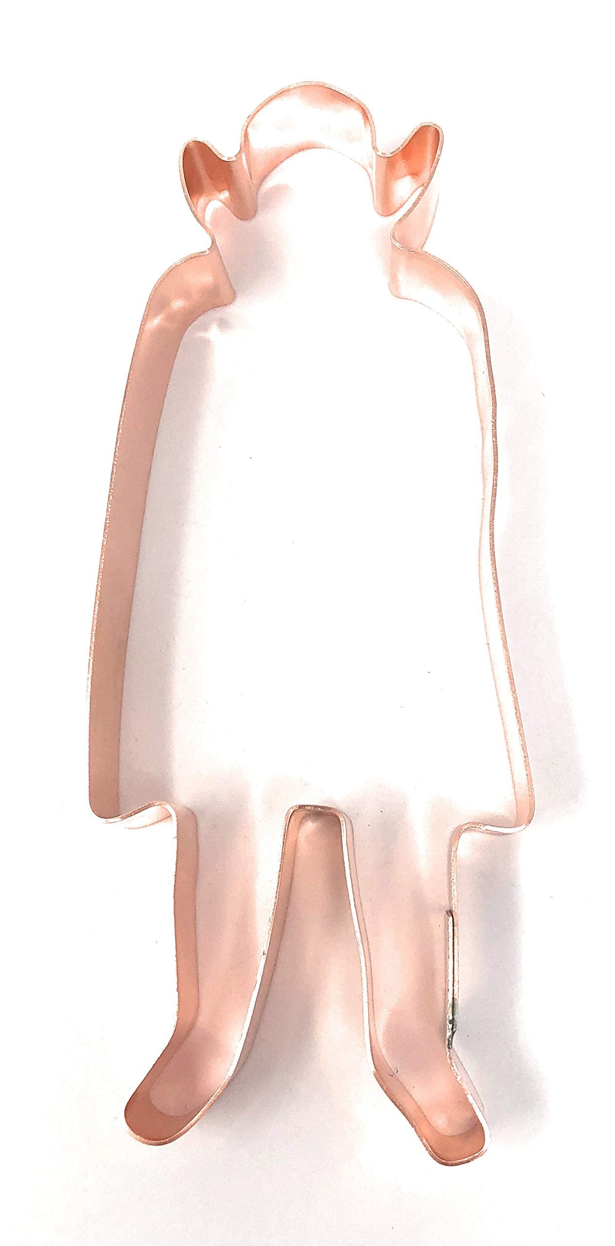 Vampire With Cape Halloween Copper Cookie Cutter