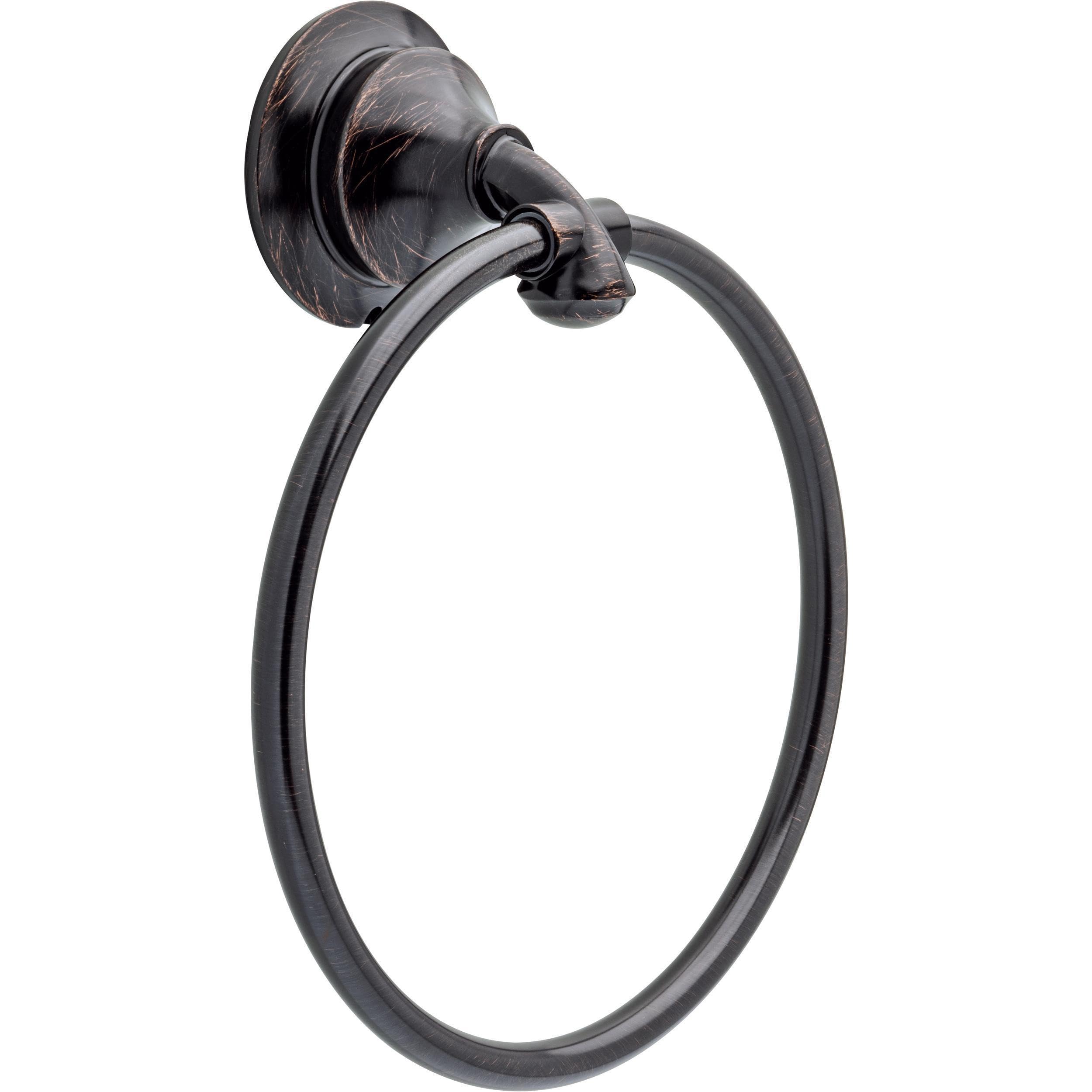 Delta Faucet 79446-Rb Linden Towel Ring, Venetian Bronze