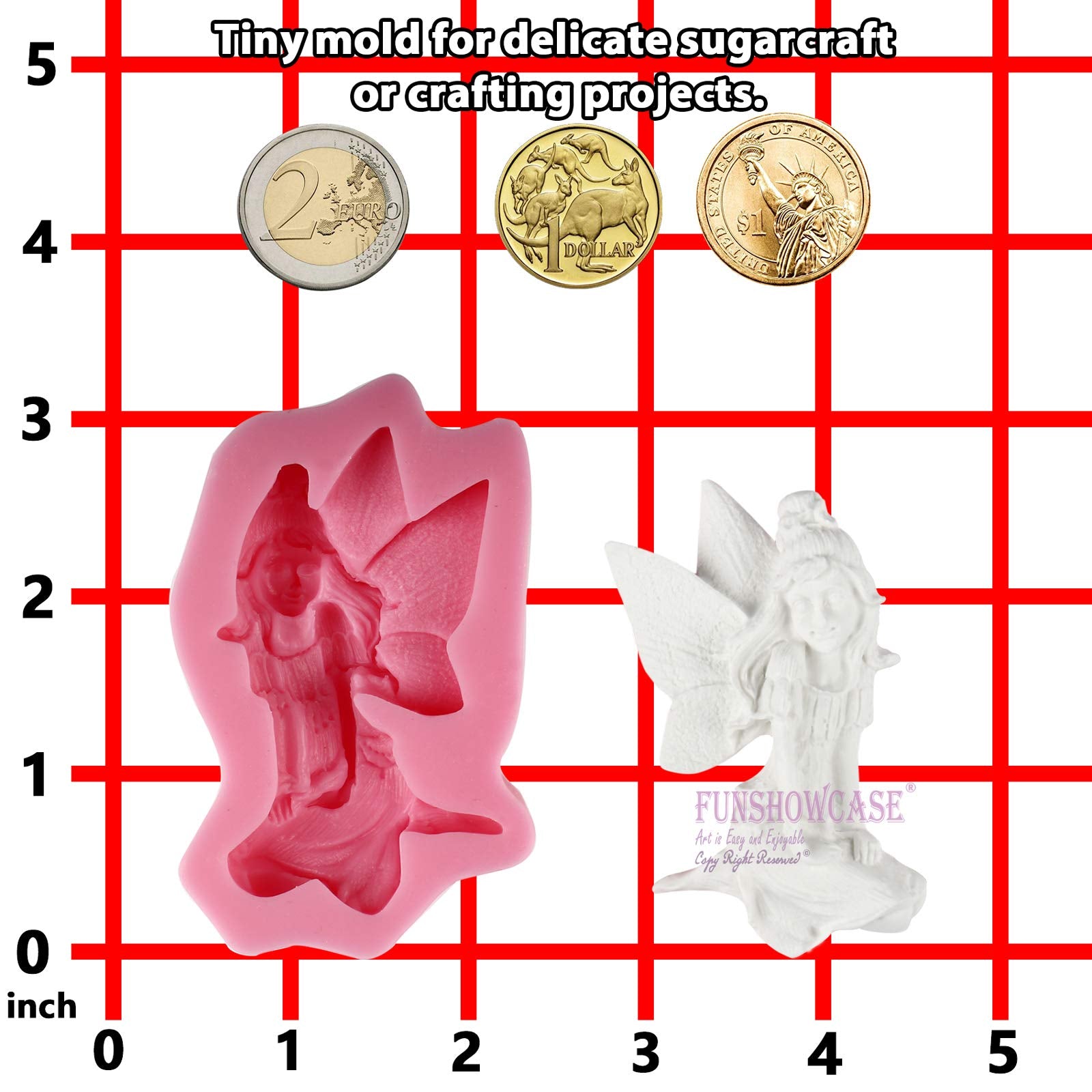 Sitting Elf Fairy Fondant Silicone Mold