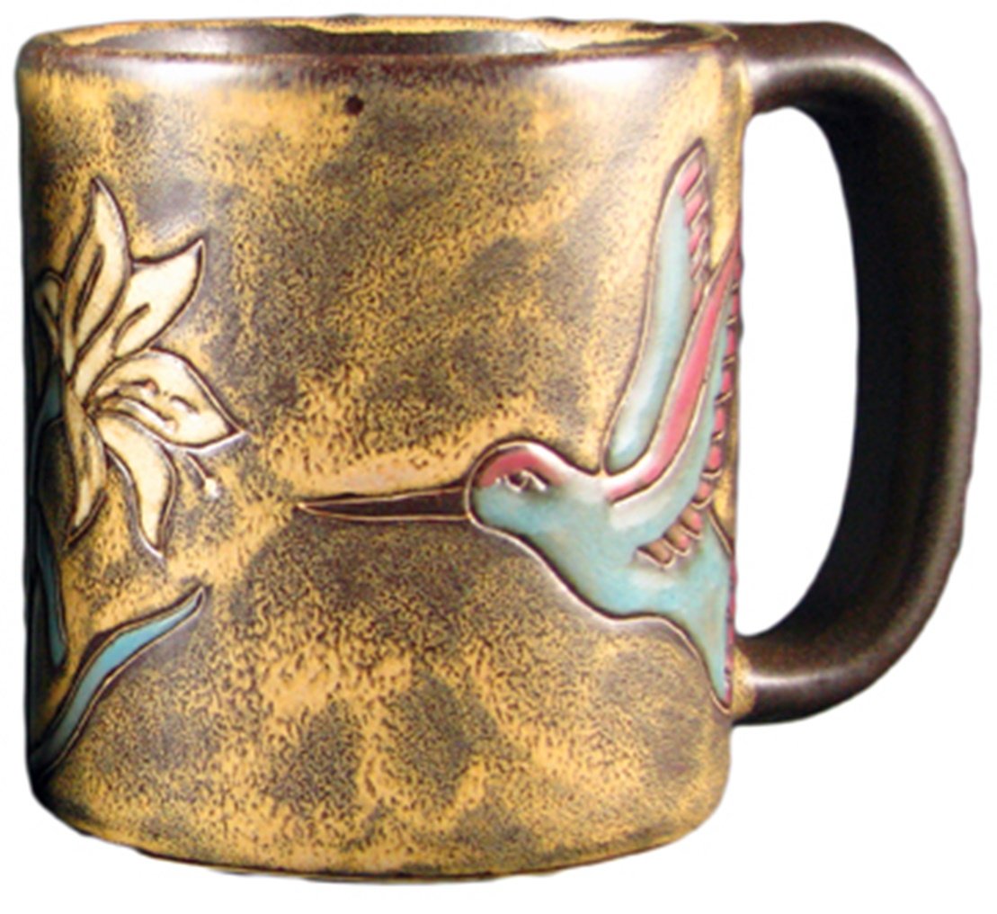 Mara Stoneware Mug - Hummers - 16 Oz