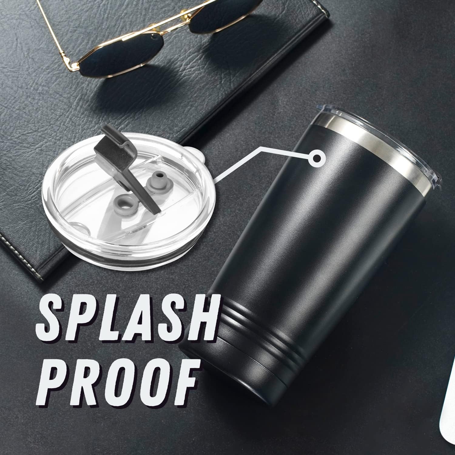 Onebttl Motorcycle Gifts For Men, Tumbler Travel Coffee Mug, Dad Grandpa Biker Rider Father'S Day, Birthday, Stainless Steel 20O