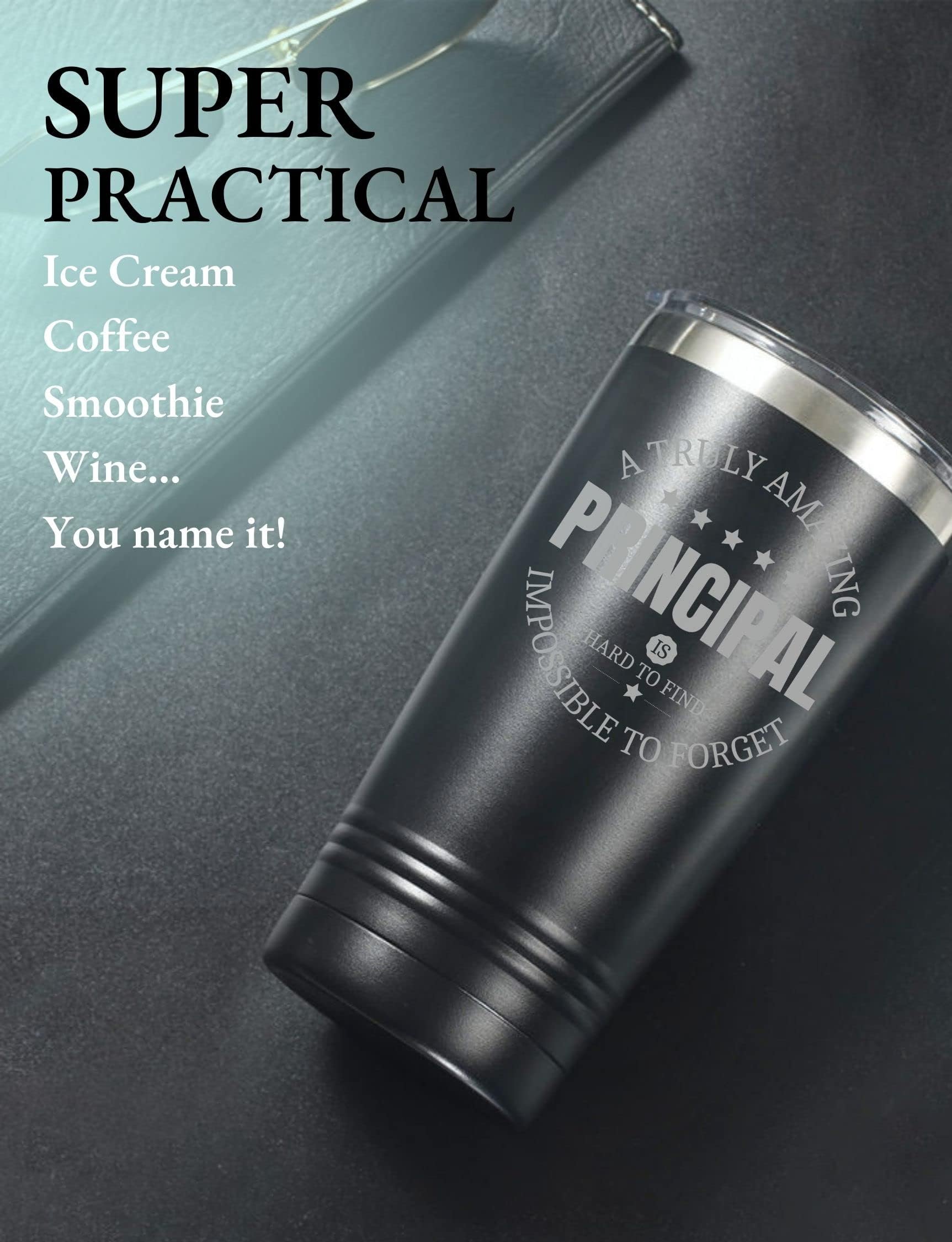 Onebttl Principal Appreciation Gifts For Men Women, 20Oz Stainless Steel Tumbler For Principal Day, Appreciation Week, Christmas