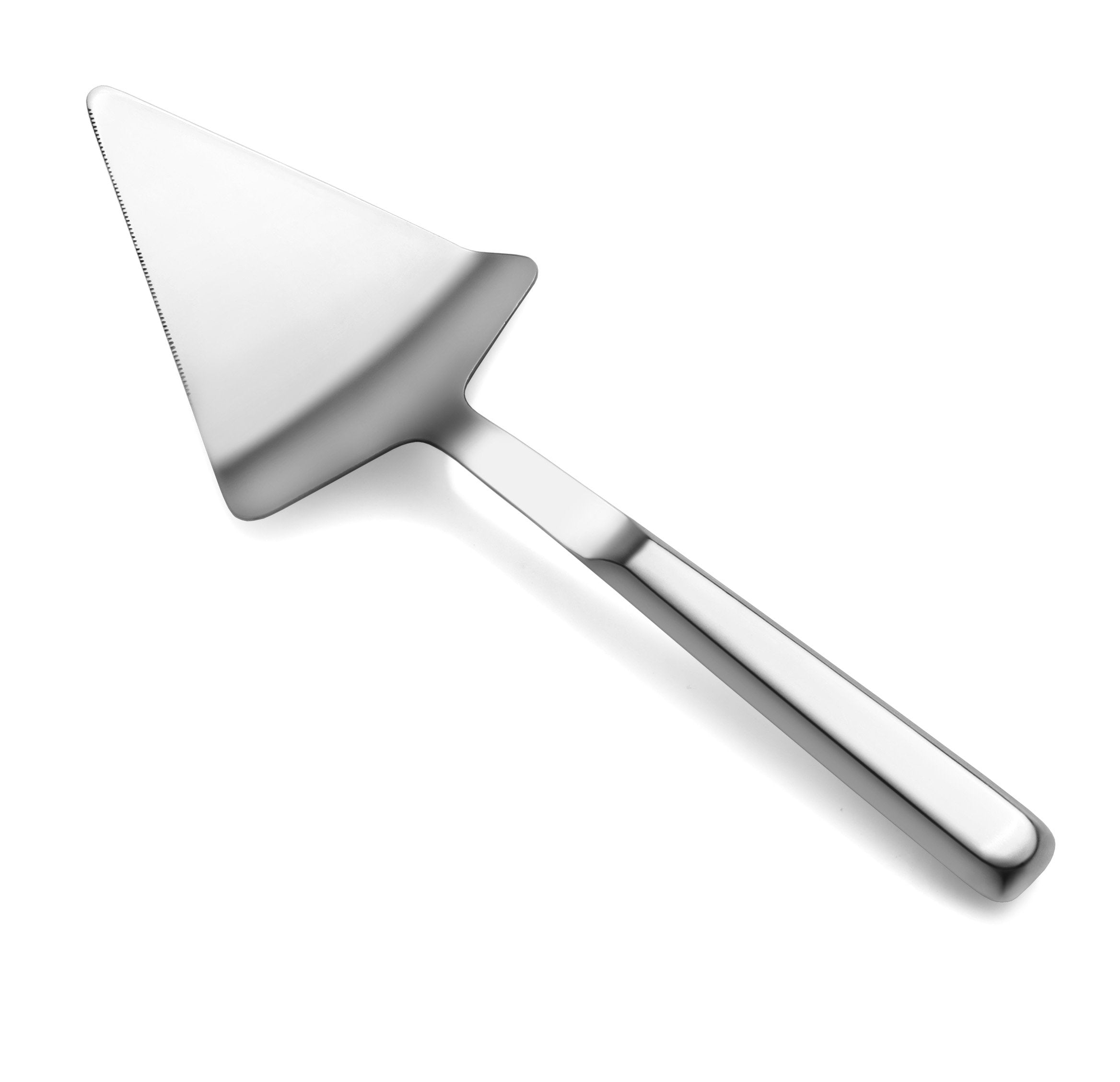 New Star Foodservice 52244 Stainless Steel Hollow Handle Wide Cake Server, 12.25-Inch