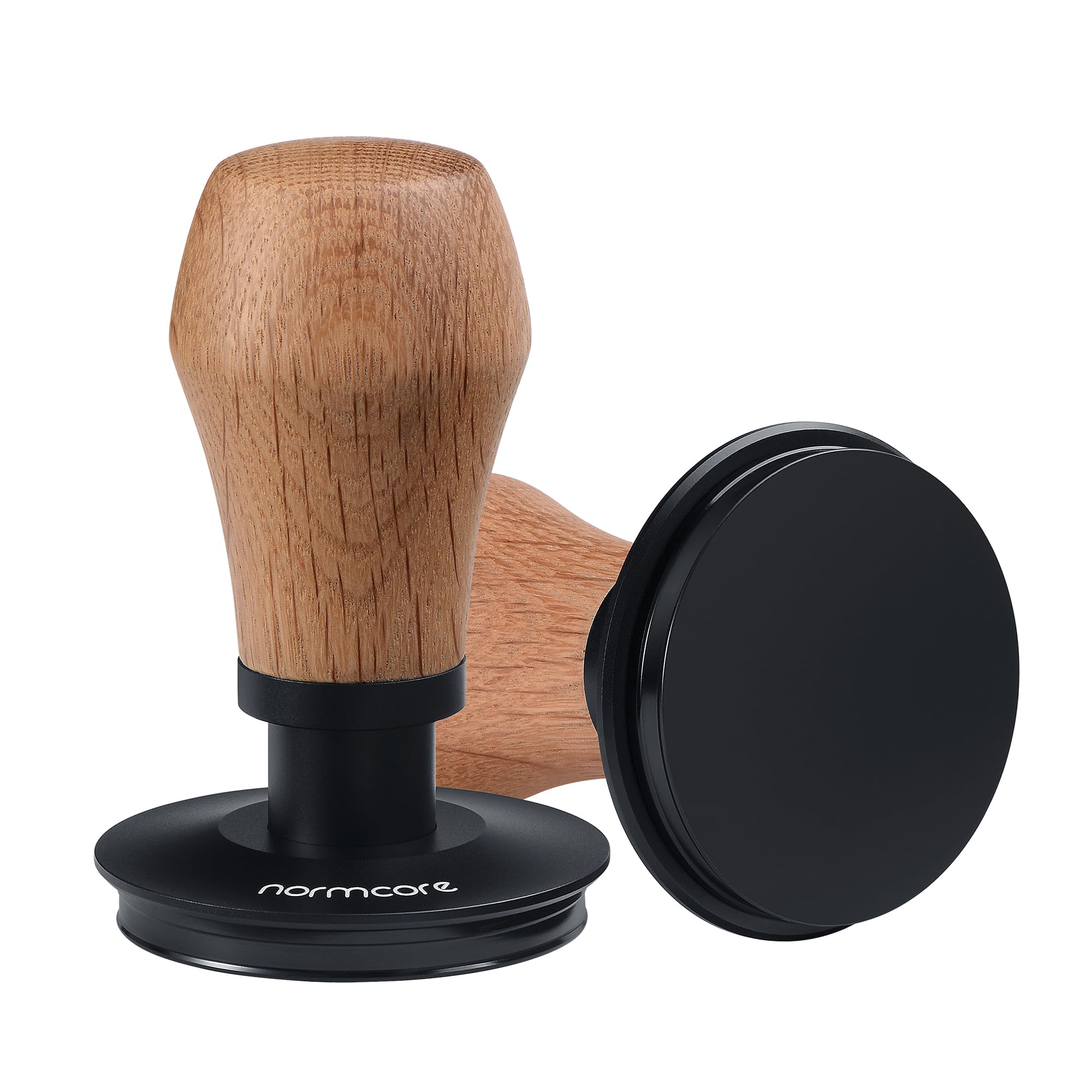 Normcore 53.3Mm Espresso Coffee Tamper V4 - Spring Loaded Tamper With Titanium Pvd Coating Flat Base -15Lb / 25Lb / 30Lbs Replac