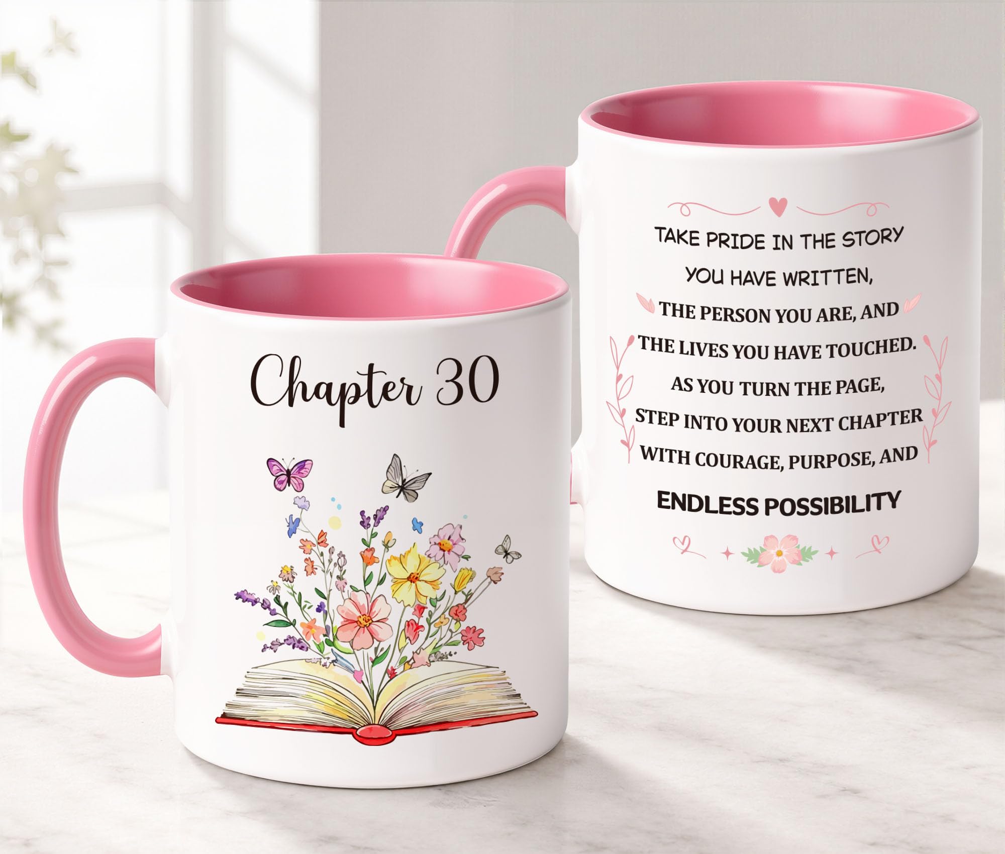 Giftota 30th Birthday Gifts for Women, Chapter 30 Birthday Ceramic Mug