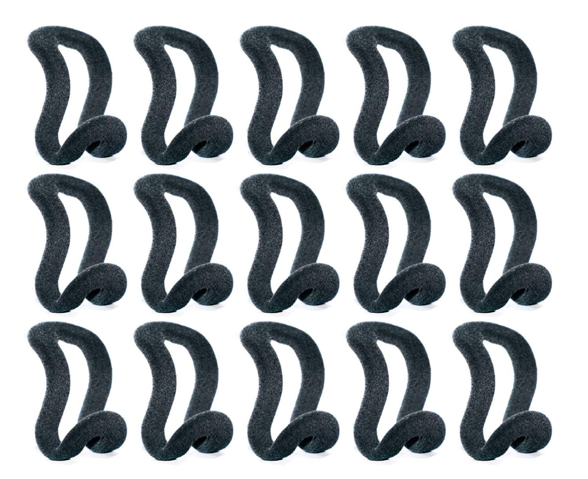 Kiseer Mini Cascading Hanger Hooks, 50 Pcs Hanger Connection Hook For Clothes Hanger Or Velvet Hanger (Black)