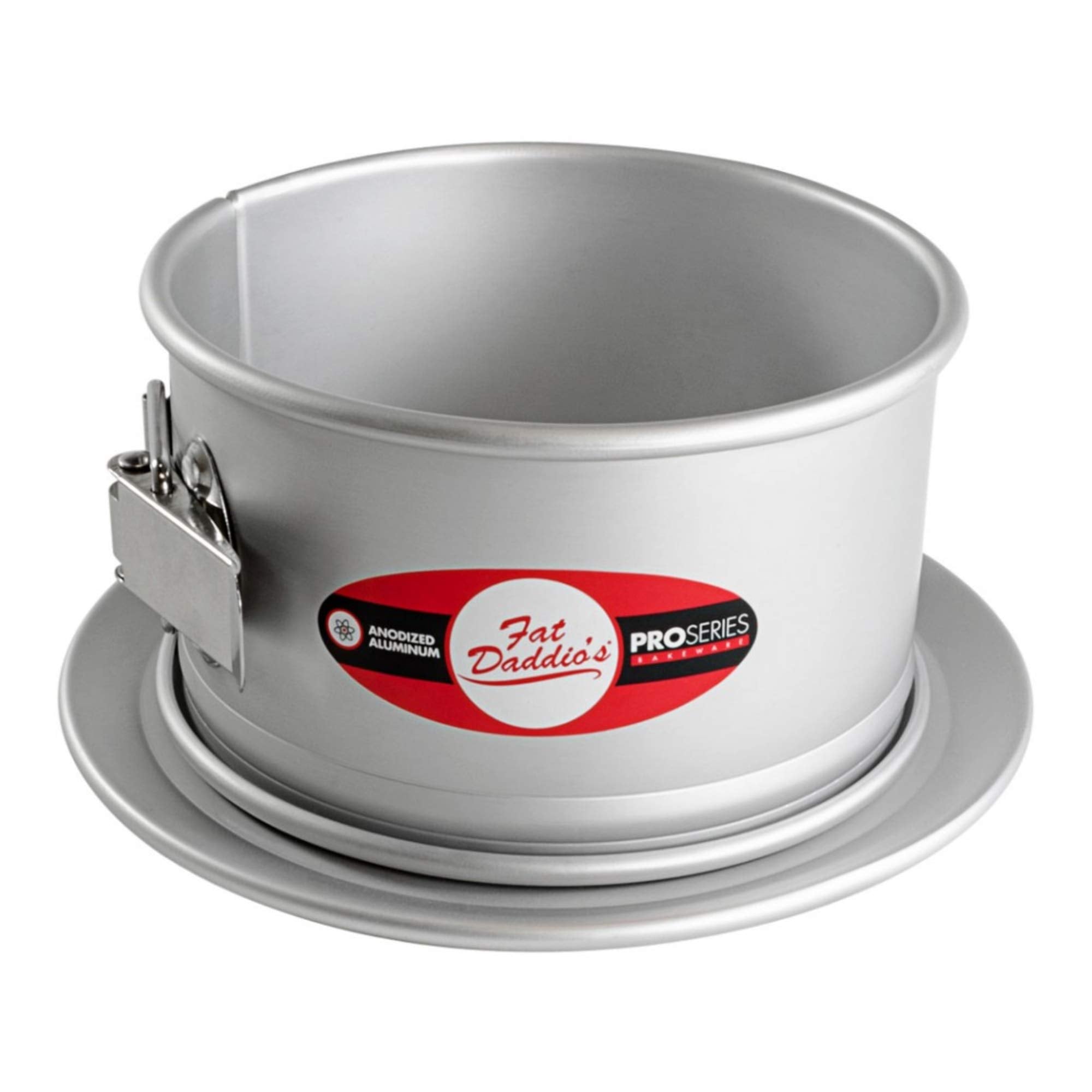 Fat Daddio'S Springform Pan Anodized Aluminum 6X3 Inch Bundle With Lumintrail Measuring Spoons