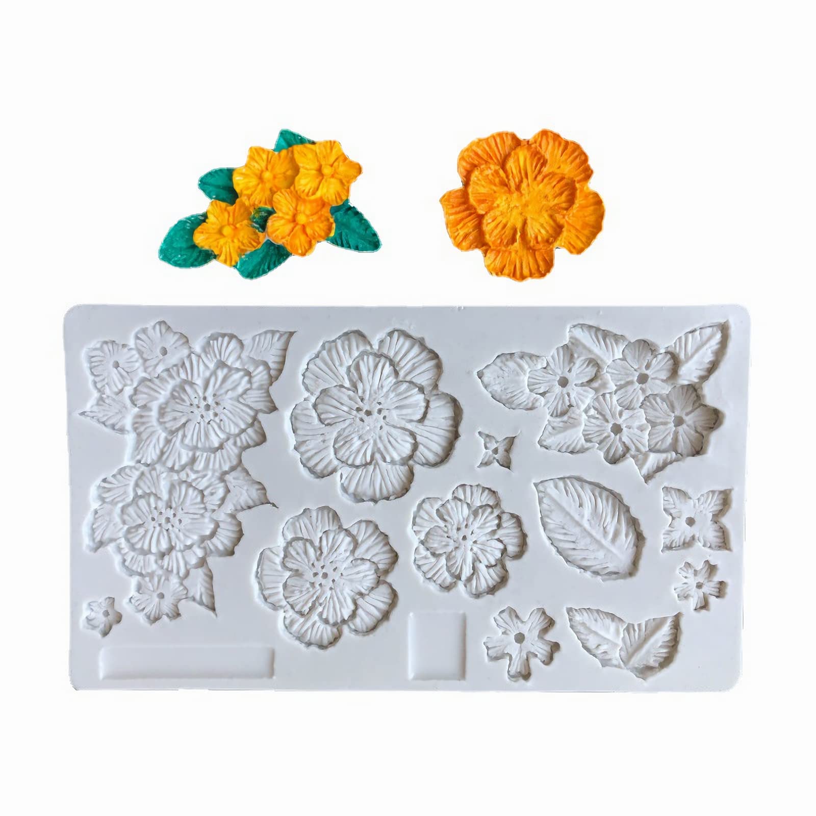 Silicone Fondant Moulds, Border Mould Mat For Wedding Cake Decorating, Decorating Tool (Flower Mould)