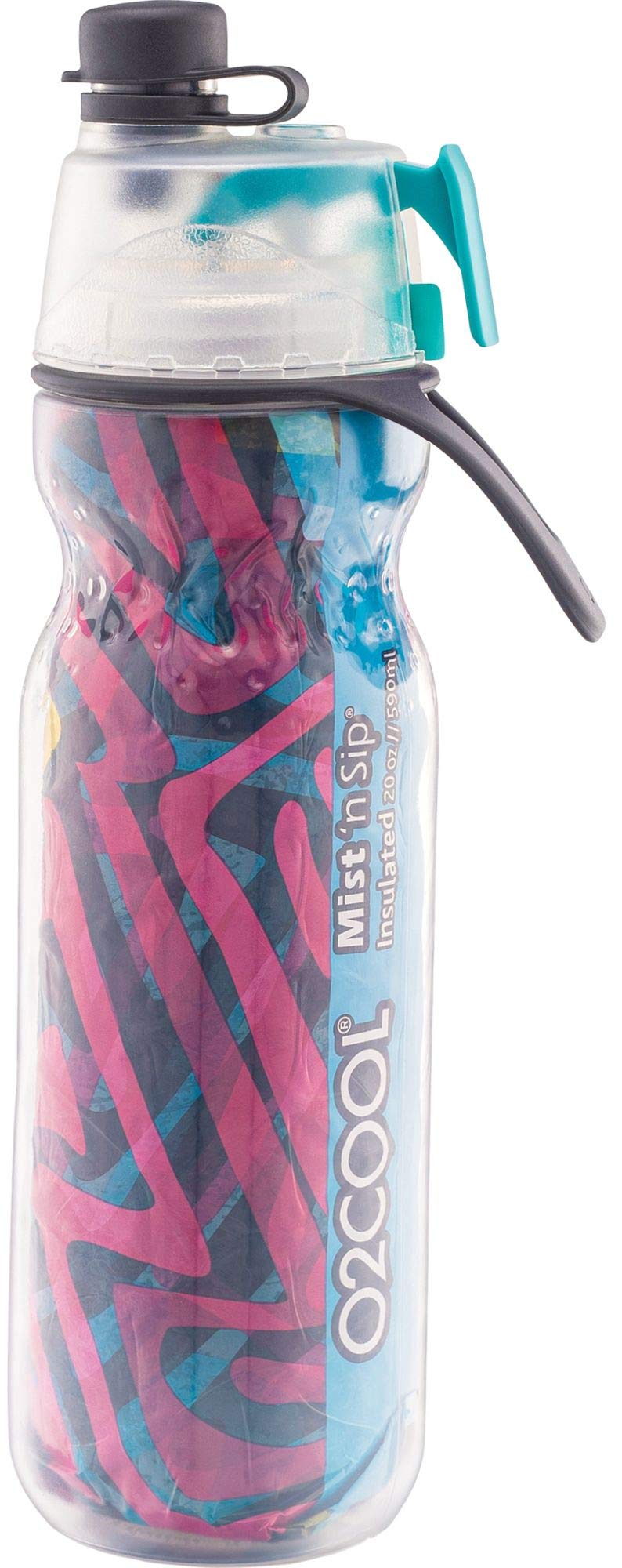 O2Cool ArcticSqueeze Insulated Mist 'N Sip Squeeze Bottle - 20 Ounce  Artist Four