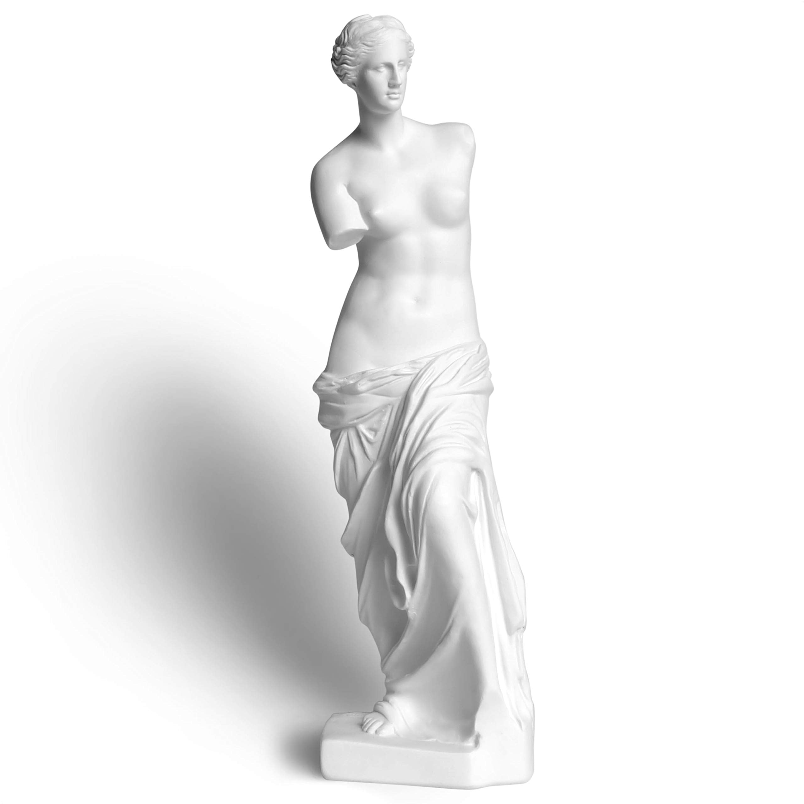 Garwor Venus De Milo Aphrodite of Milos Greek Mythology Goddess of Love and Beauty 12 Resin Statue Sculpture Figurine Art Decor,