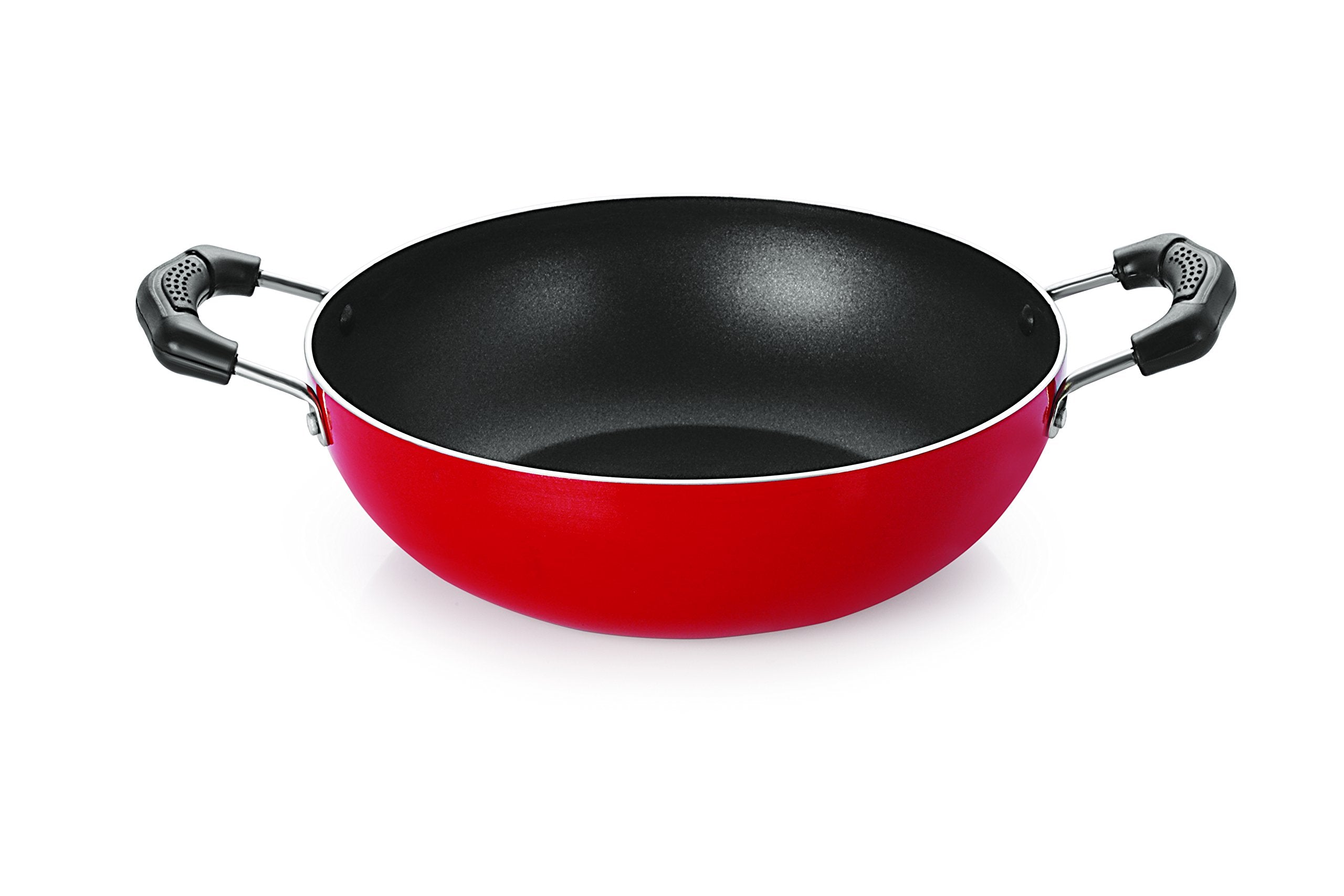 Nirlon NonStick Aluminium Gas Compatible Kadhai, 21Cm, (1.5Ltr)
