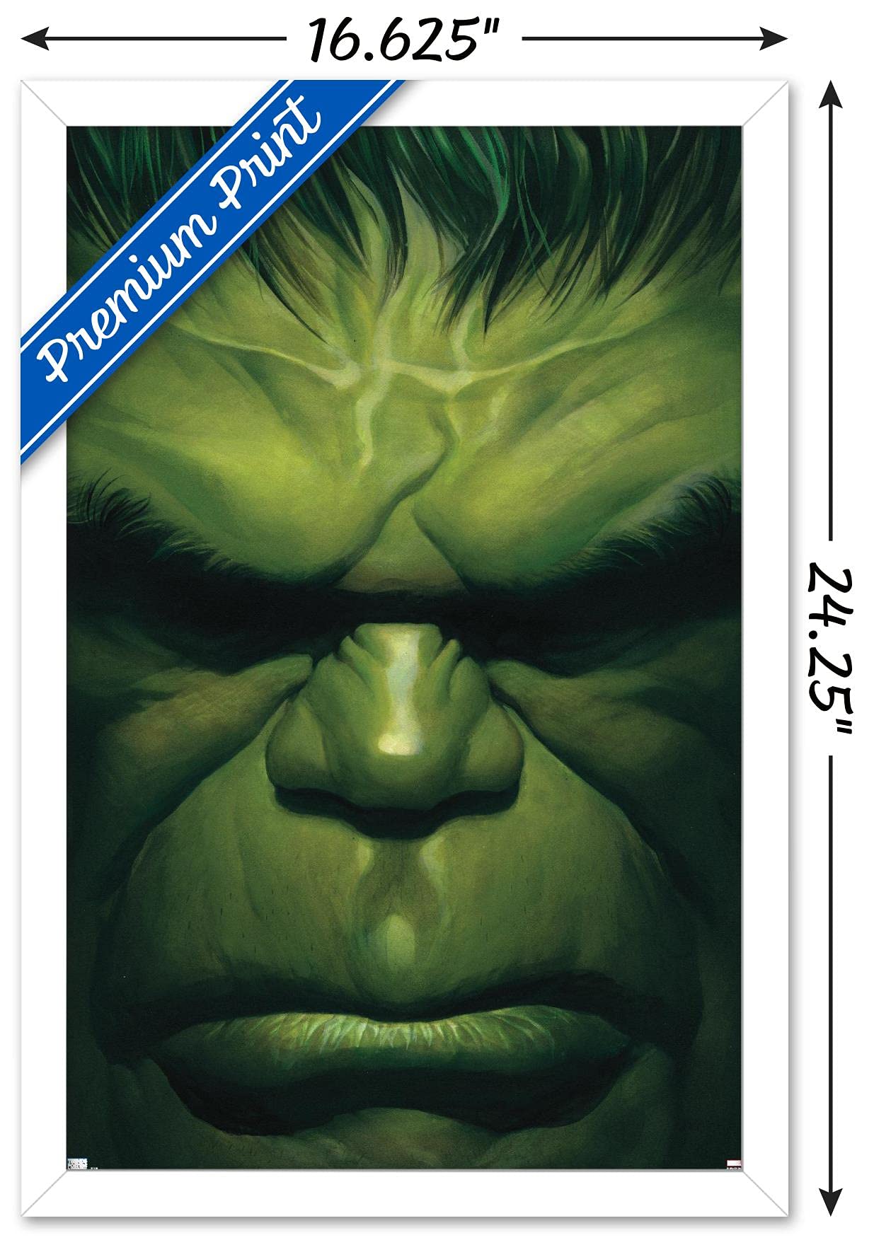 Trends International Marvel Comics - Hulk - The Immortal Hulk #18 Wall Poster, 14.72'' X 22.37'', White Framed Version