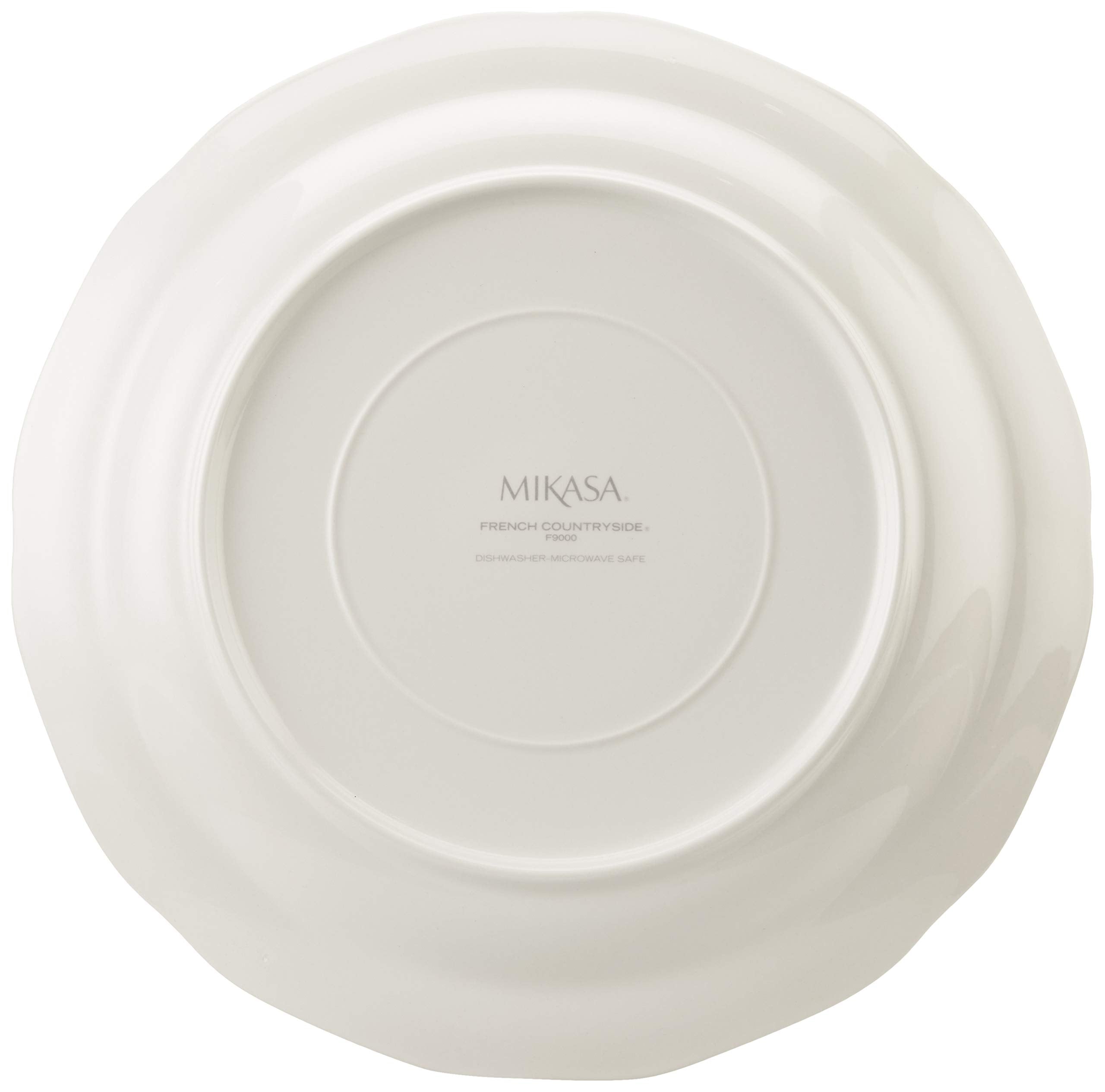 Mikasa French Countryside Round Serving Platter, 12-Inch White