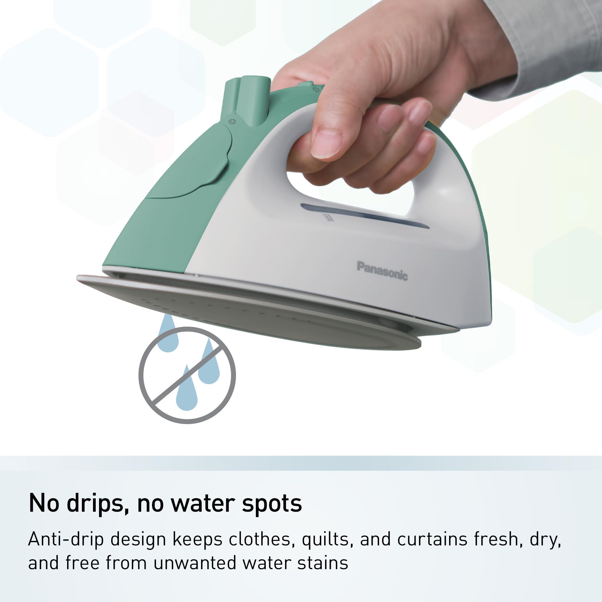 Panasonic Cordless Steam Iron, Compact, Light, with Charging Station NI-QL300G