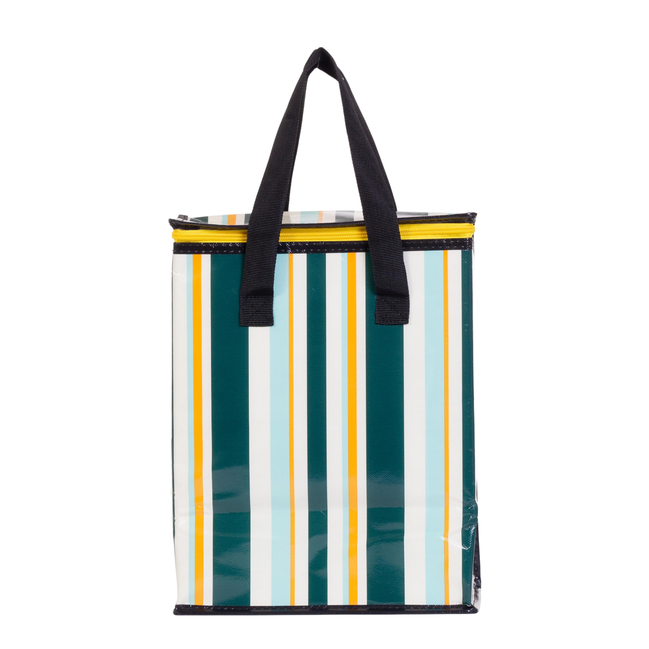 Planet E Reusable Grocery And Picnic Bags - Colorful Collapsible Multipurpose Heavy Duty Utility Tote With Insulated Zippered Co