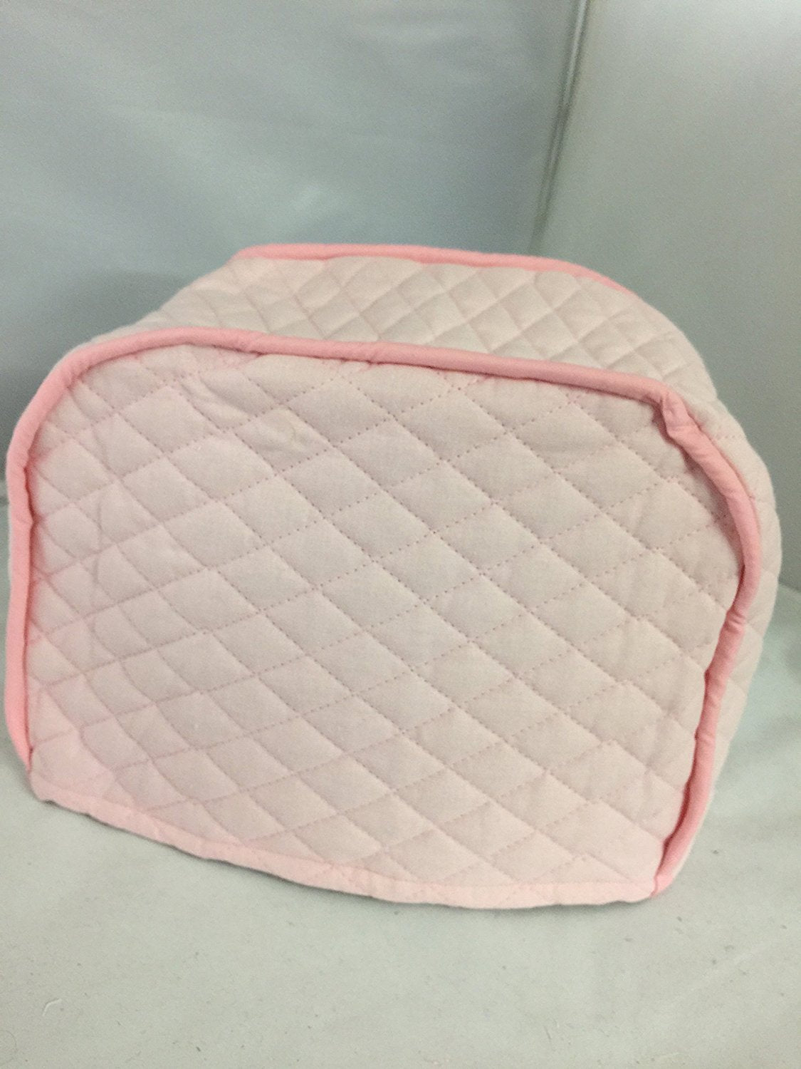 2 Slice Toaster Cover (12''X7.5''X8'') / Quilted Double Faced Cotton, Pink