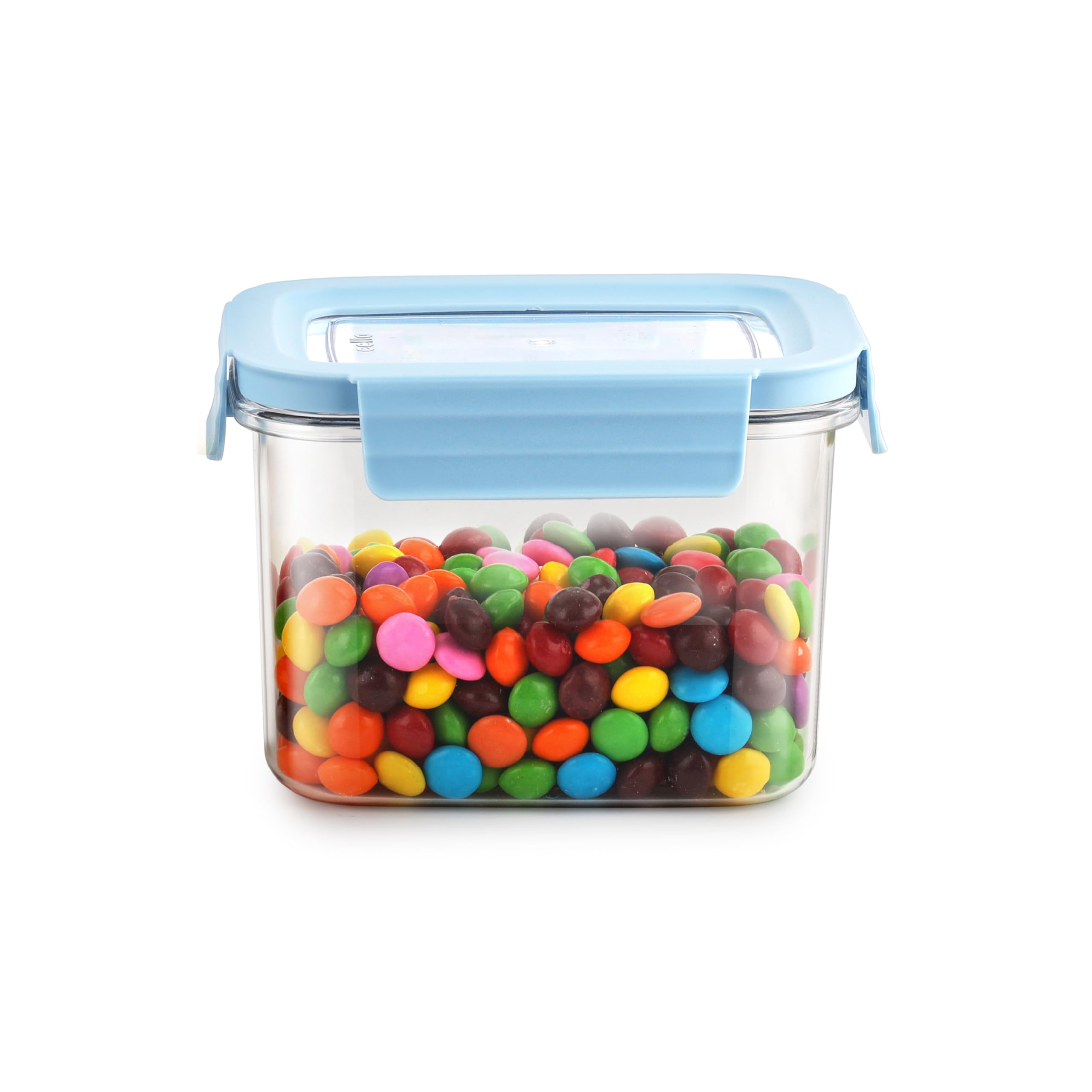 Cello Stylelock Kitchen Storage Container Box 880 Ml, Baby Blue | Multipurpose Airtight See Through Plastic Kitchen Storage Orga