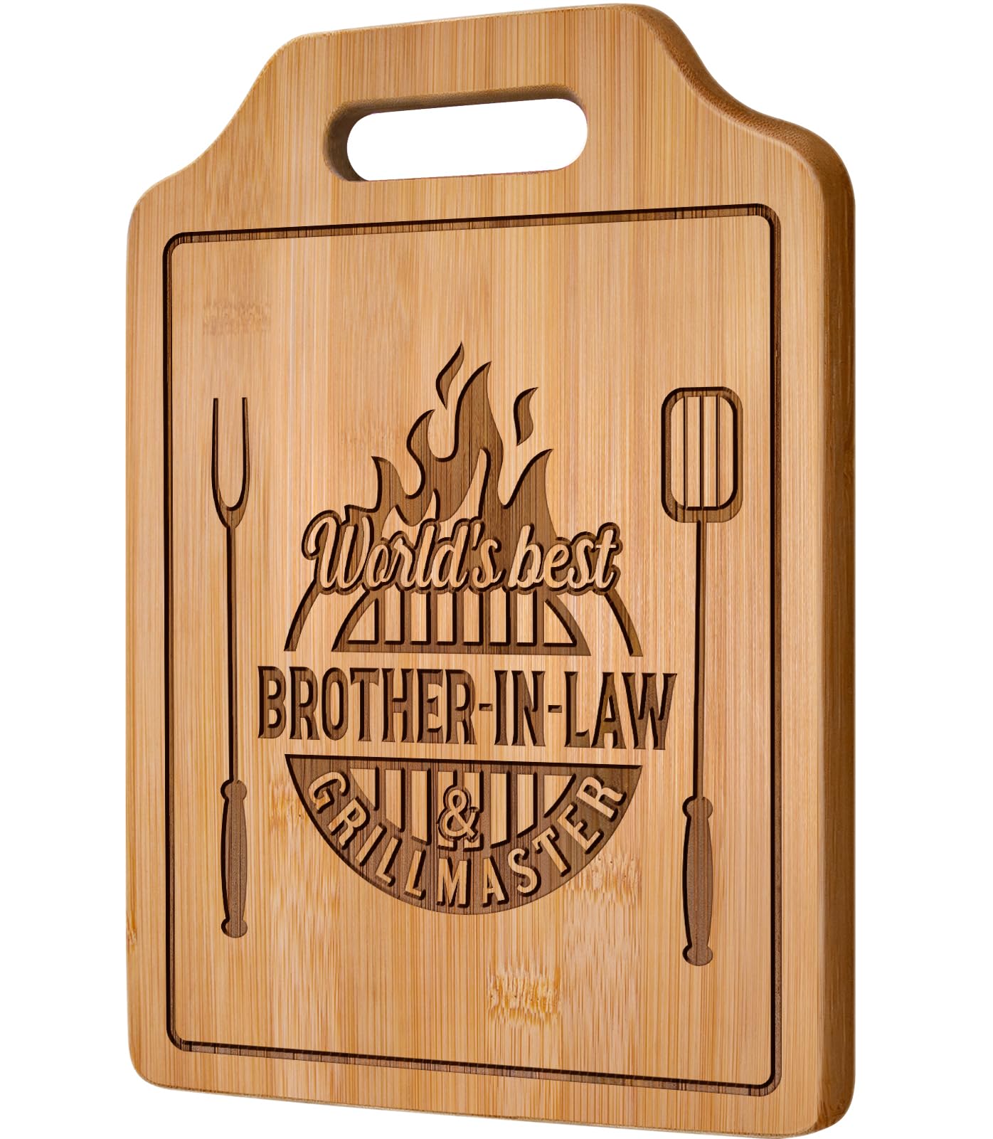 AceThrills Brother in Law Gifts for Brother in Law Christmas Birthday Gifts - Engraved Cutting Board 12.3 L ?8.7 W ?0.4 Th