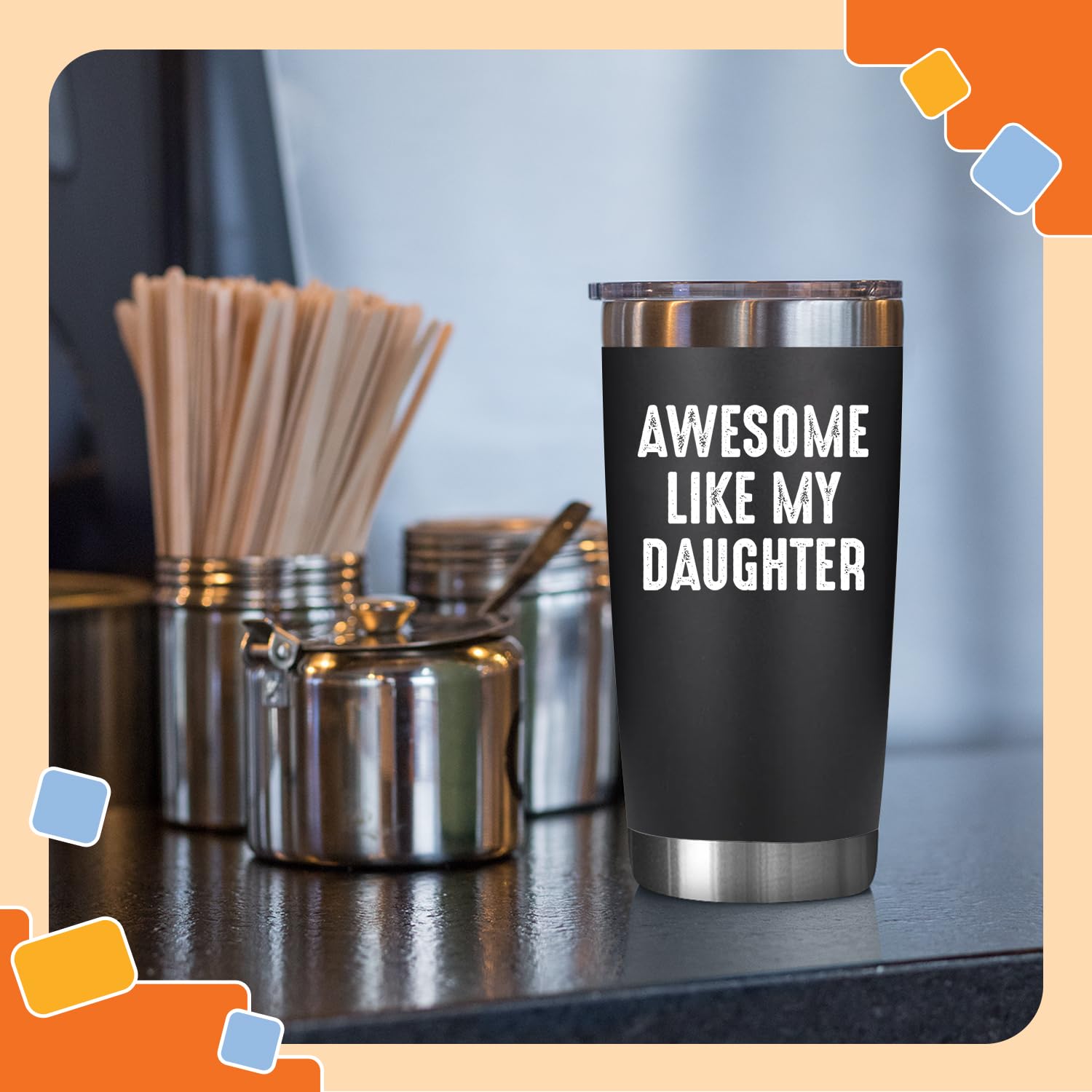 NewEleven Fathers Day Gift For Dad - Cool Dad Gifts From Daughter - Unique Birthday Present Ideas For Father, Husband, Bonus Pap