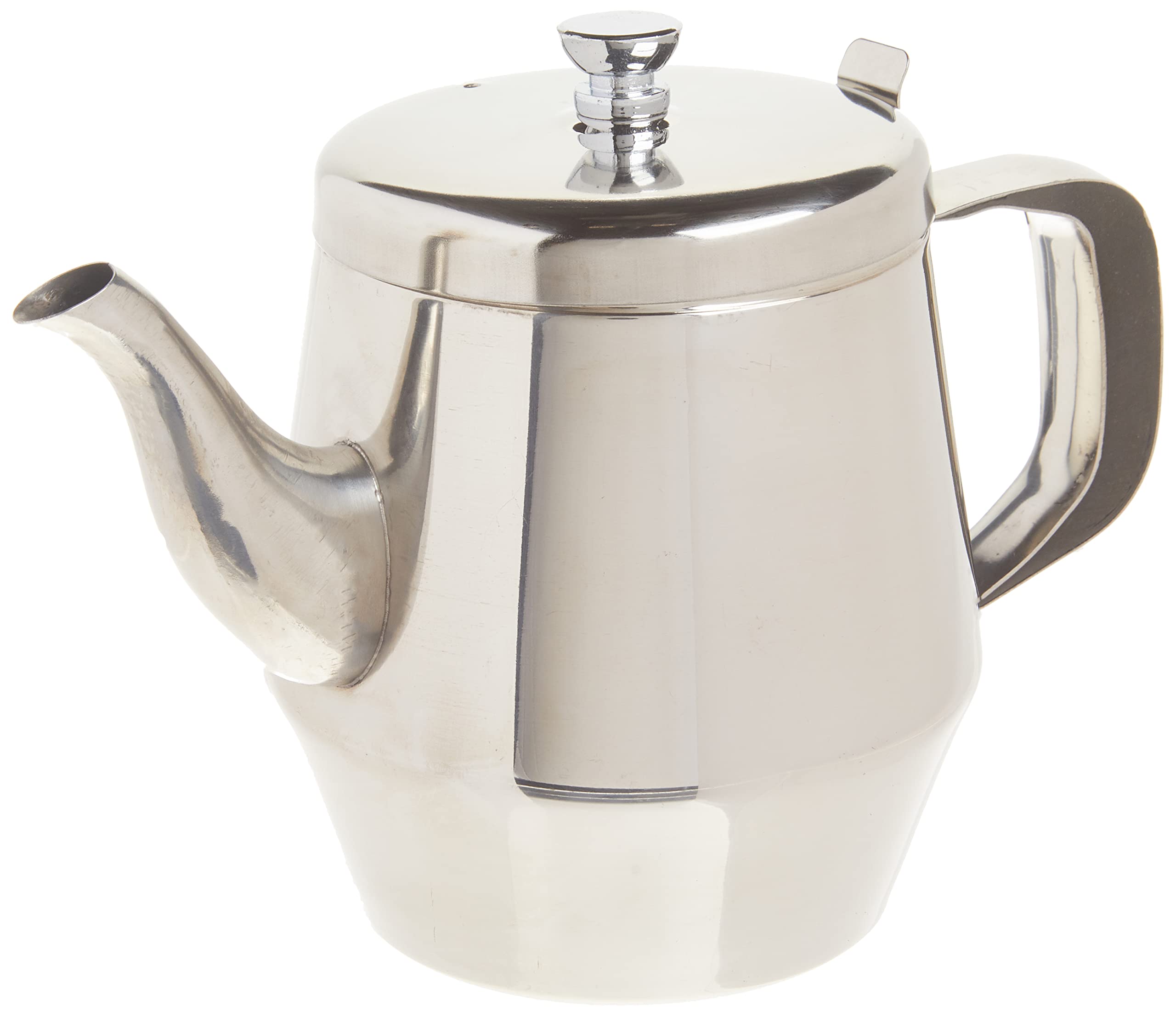 Winco Gooseneck Teapot, 32Ounce,Stainless Steel,Medium