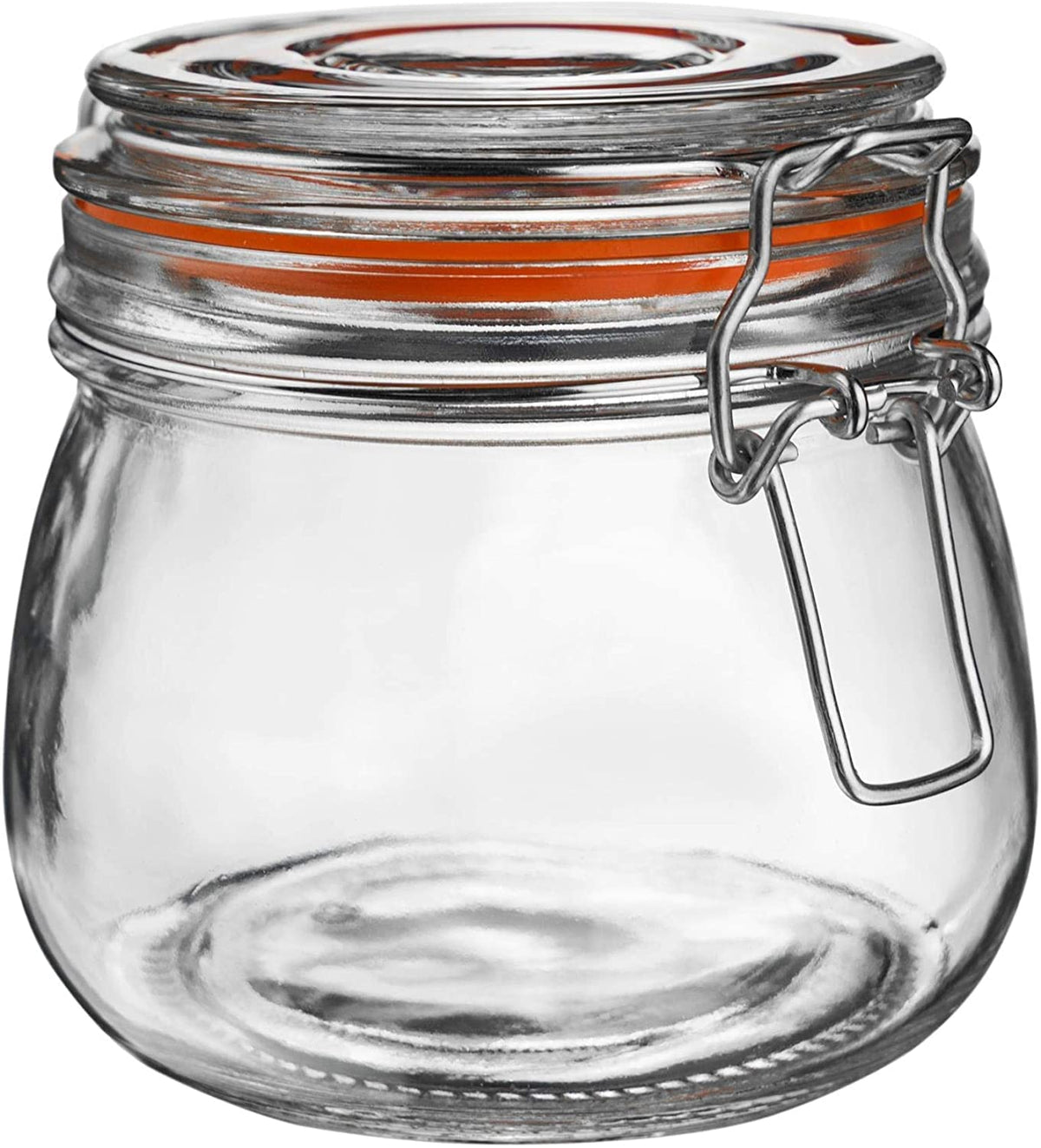 25 Oz Glass Jars With Airtight Lids And Leak Proof Rubber Gasket,Wide Mouth Mason Jars With Hinged Lids For Kitchen Canisters 75