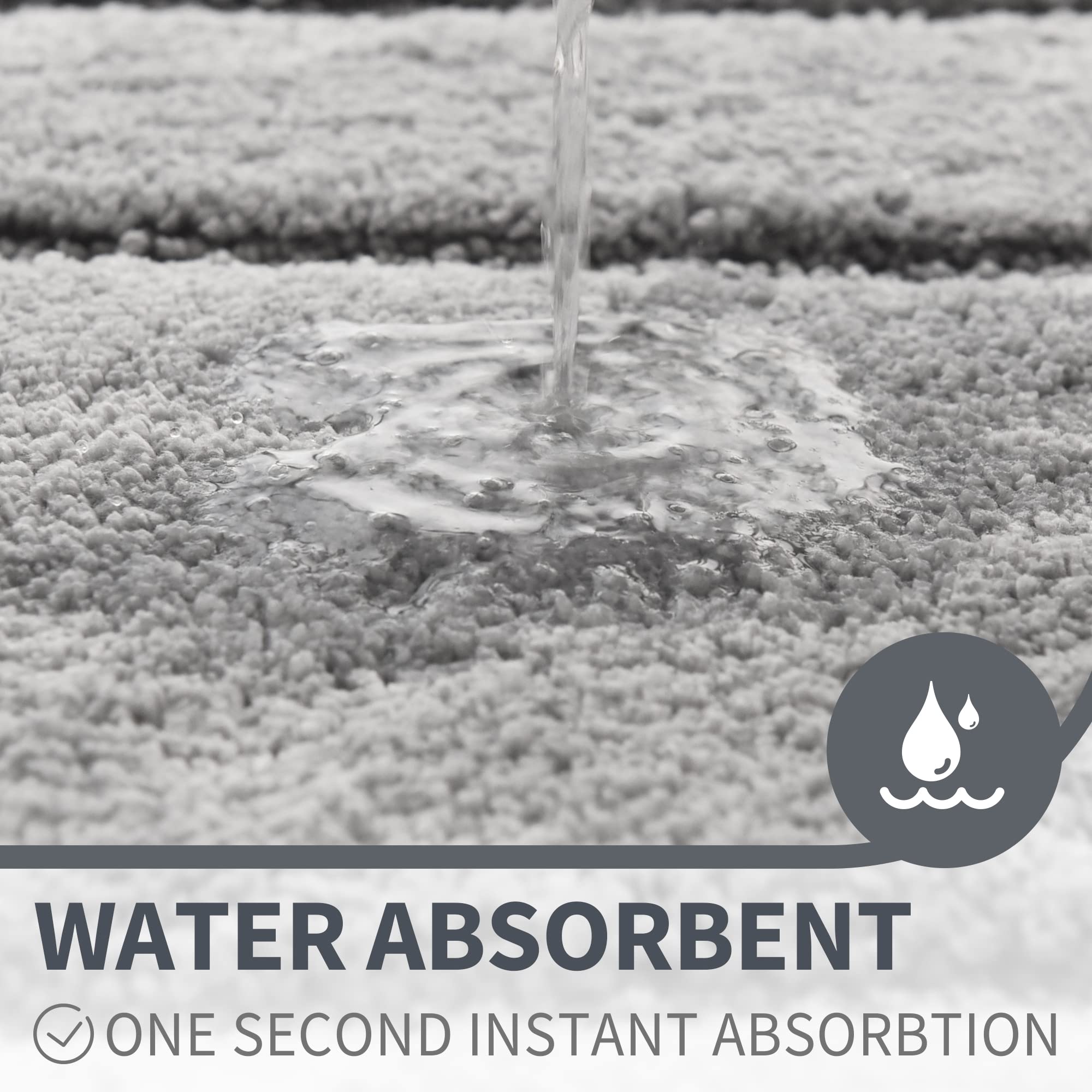 Granny Says Bathroom Rug Mat, Bath Mats For Bathroom Non-Slip, Super Soft And Water Absorbent, Microfiber Bath Rugs, Machine Was