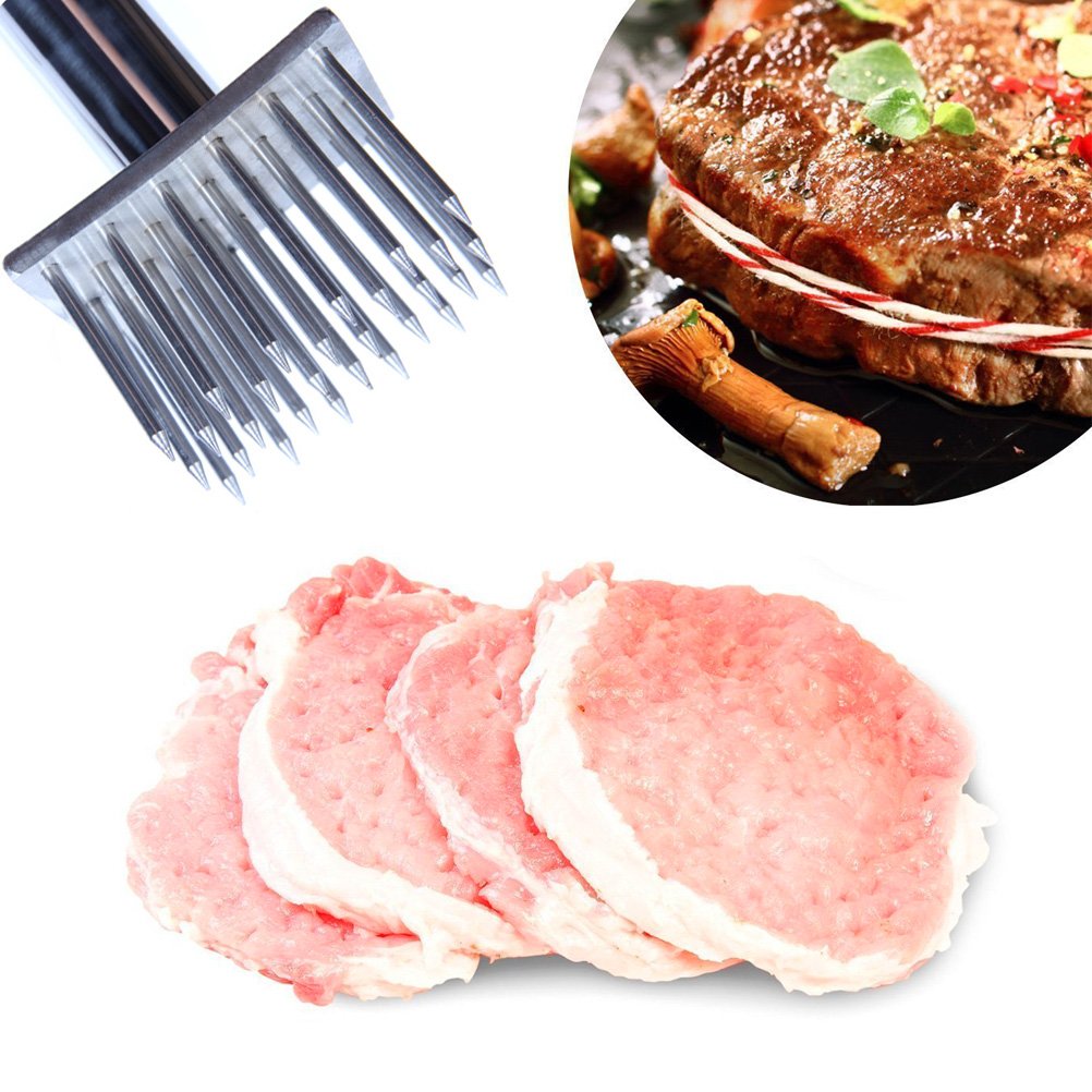 Vankcp Professional Meat Tenderizer Tool Poultry Tenderizers With 28 Stainless Steel Blades Meat Mallet For Beef,Pork,Chicken