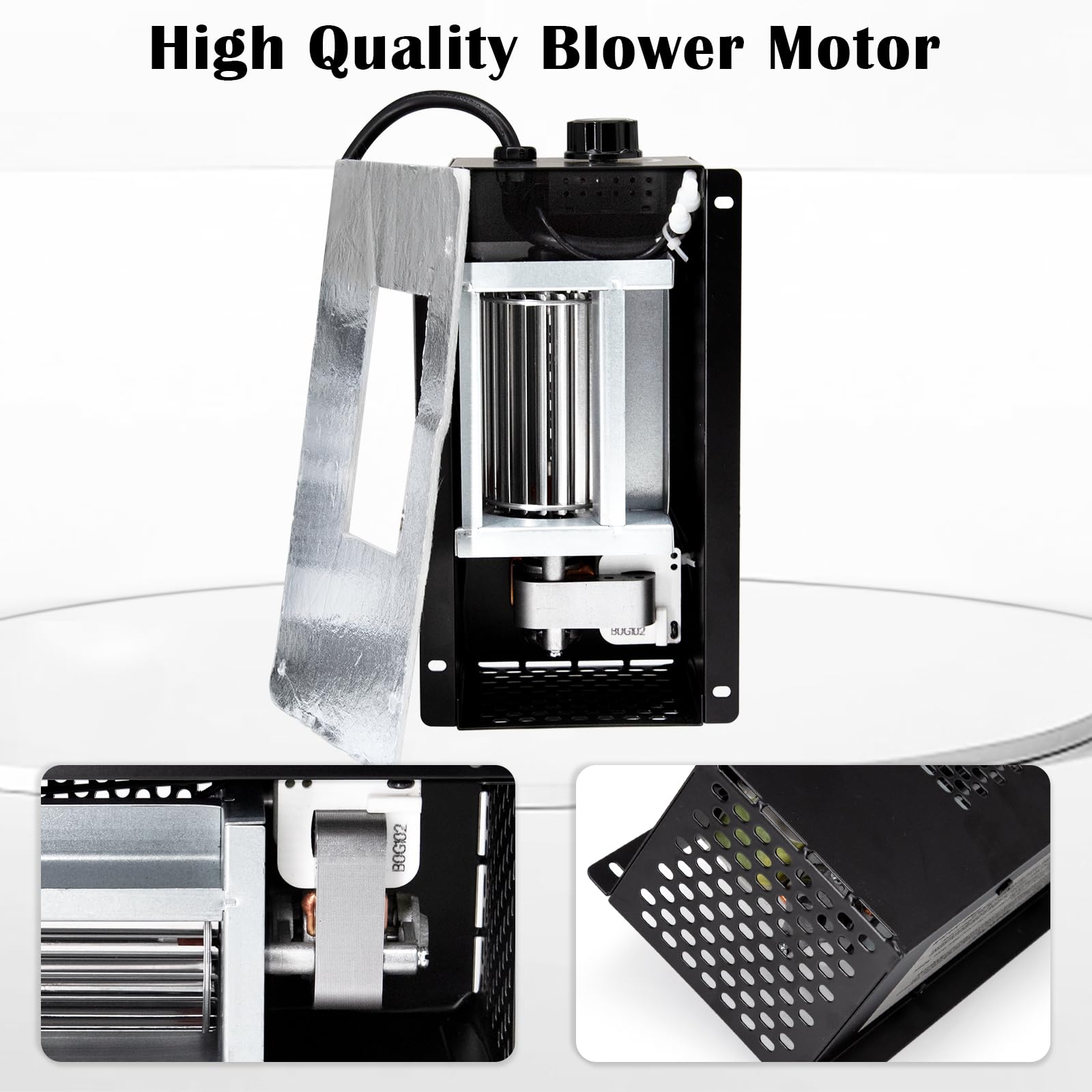 Hiorucet Speed Variable PBAR-2427 Fireplace Blower Fan Kit for Pleasant Hearth Vent Free Stove or Wood Burning Stoves, GHP Group