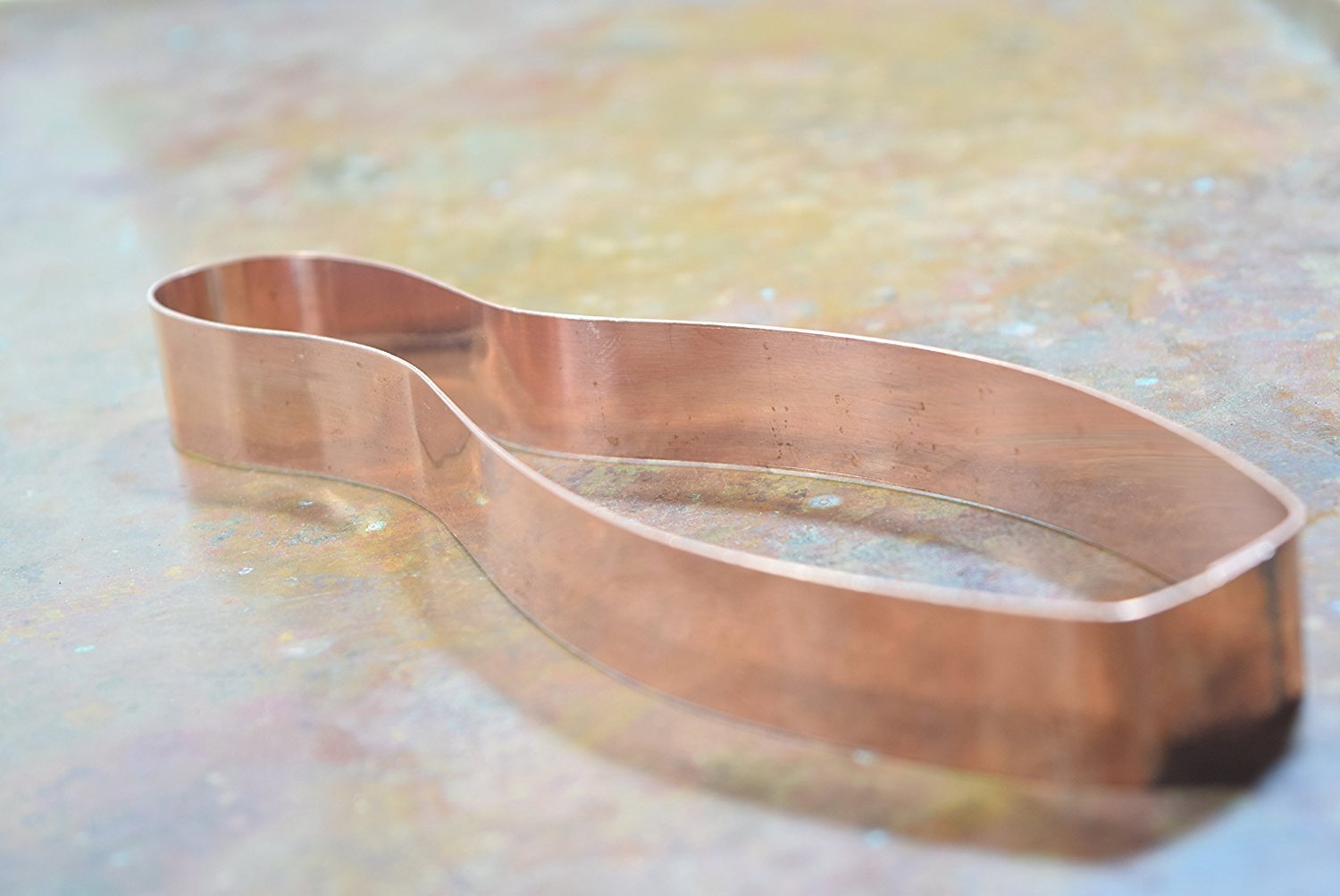 Large Bowling Pin Copper Cookie Cutter