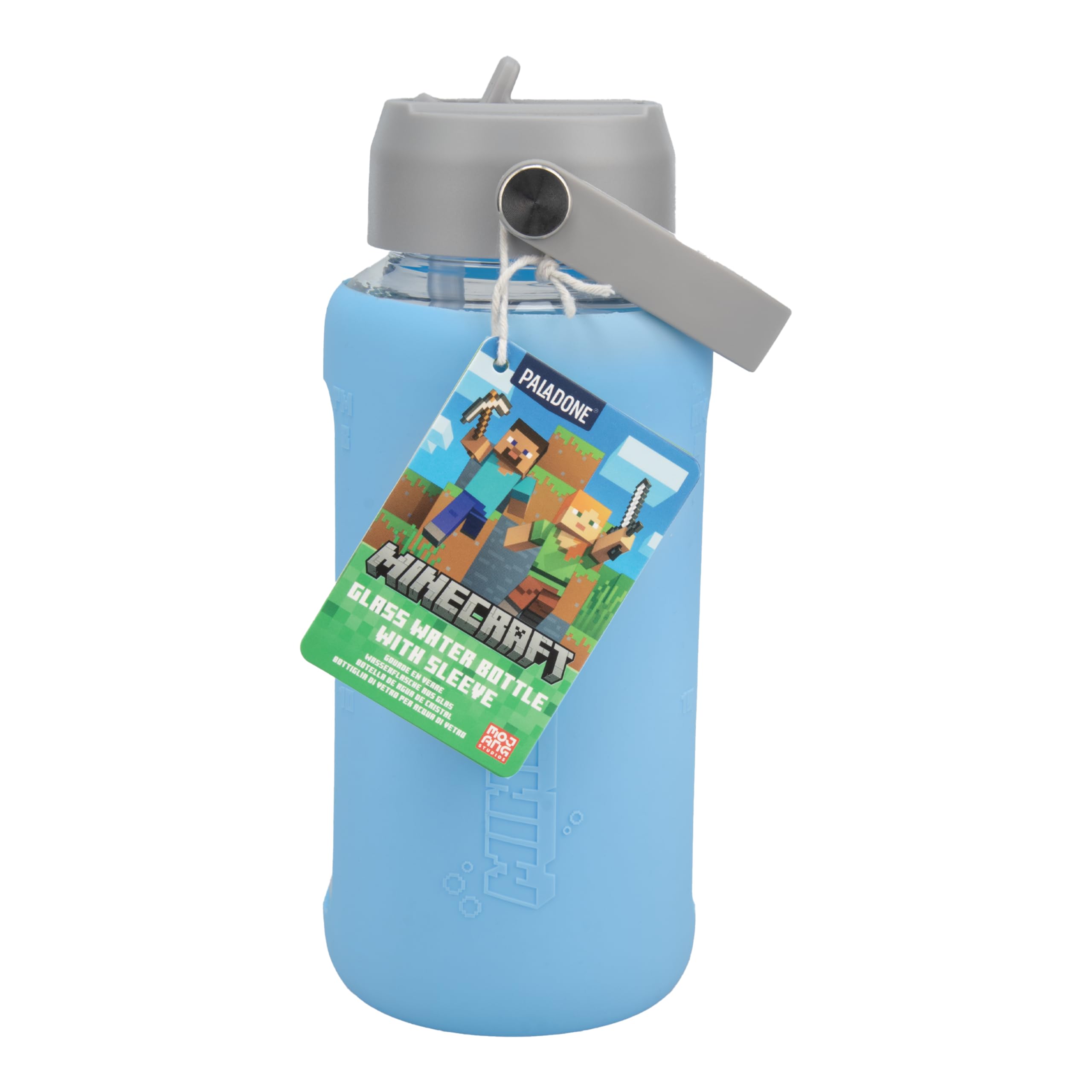 Minecraft Glass Water Bottle  Officially Licensed Minecraft Product