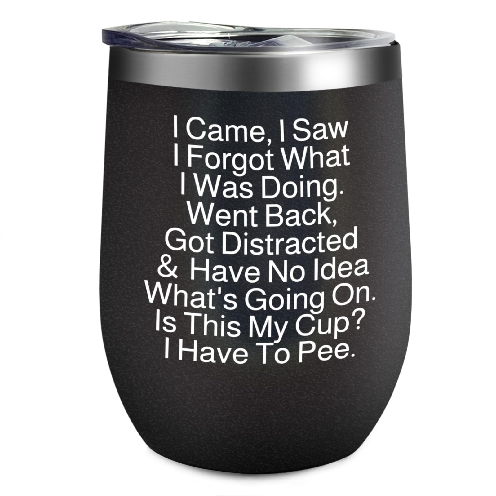 Adimidy Tumbler I Came I Saw I Forgot What I Was Doing Tumbler Insulated for Hot and Cold Tumbler with Lids and Straws Christmas