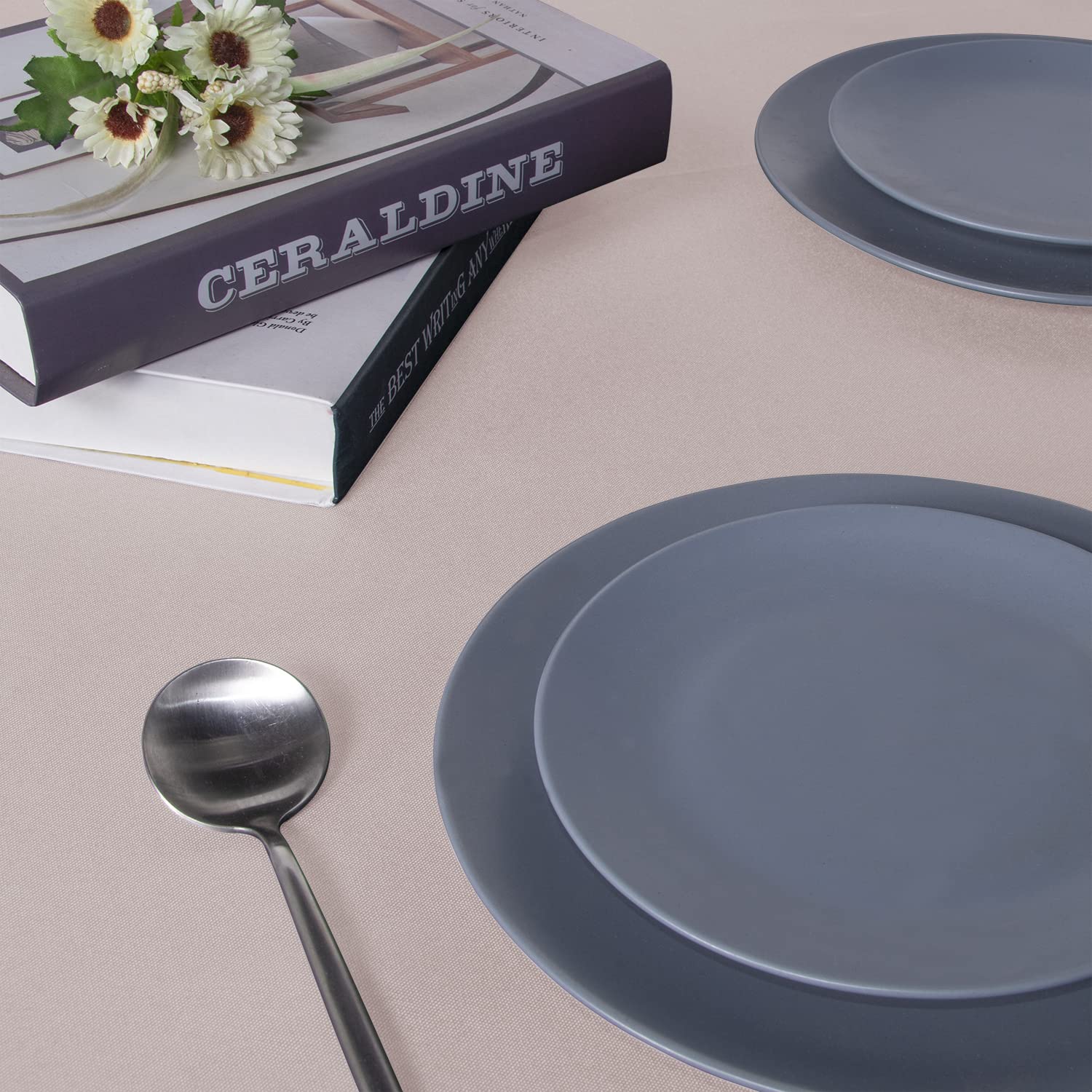 Sancua Square Tablecloth - 70 X 70 Inch - Stain And Wrinkle Resistant Washable Polyester Table Cloth, Decorative Fabric Table Co