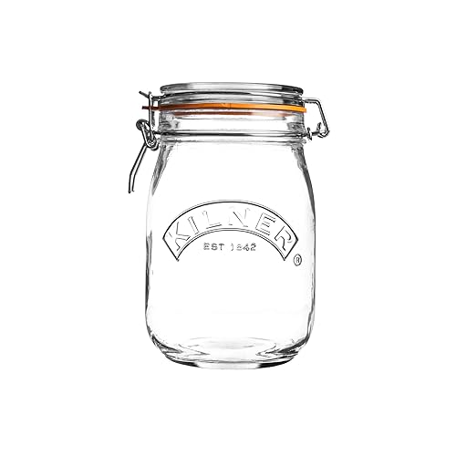 Kilner Round clip Top Jar  34-Fl Oz  1 L
